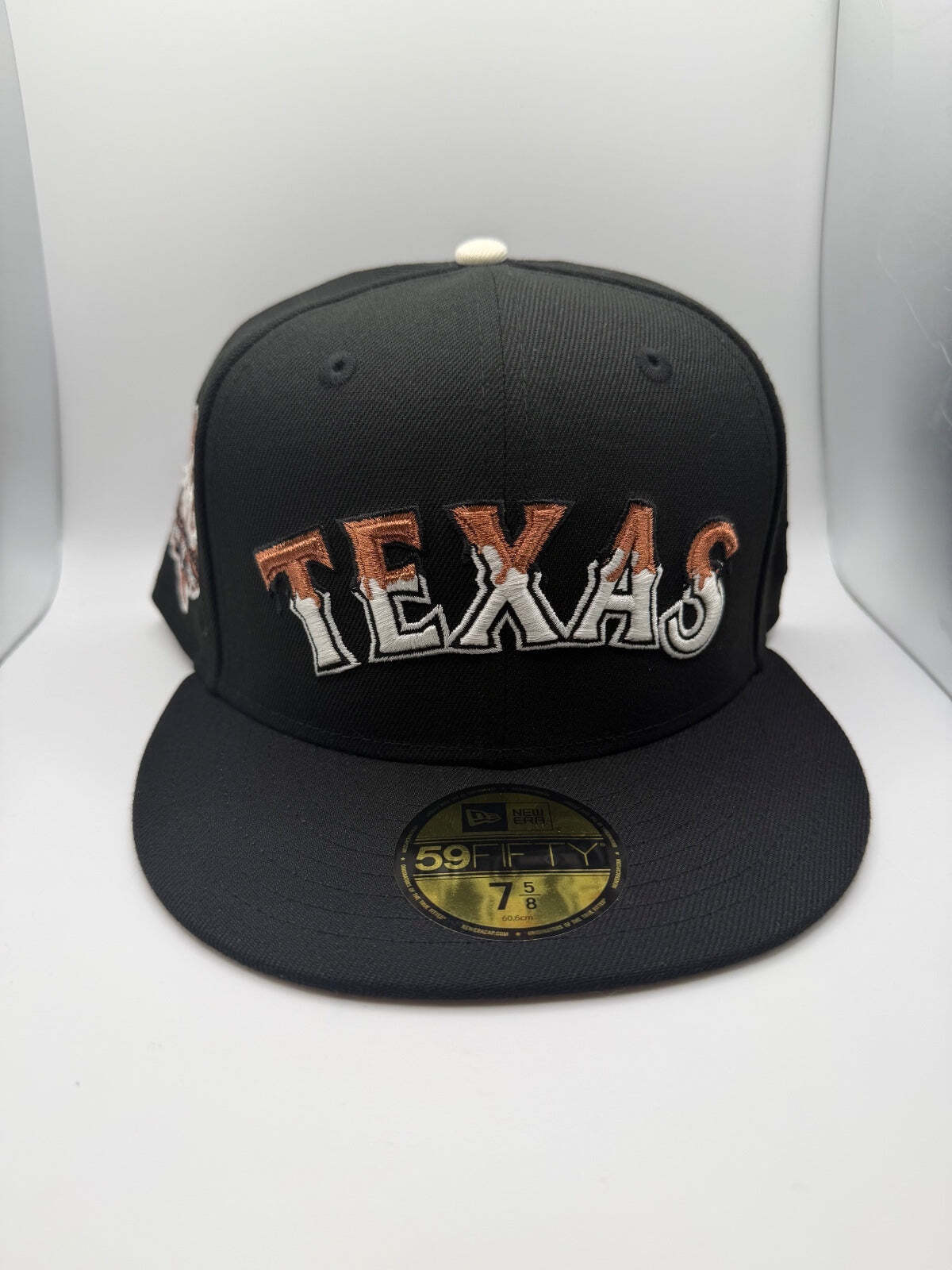 Texas Rangers "Texas Whiskey" Prociety New Era 59Fifty Hat - Size 7 5/8
