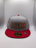 San Francisco 49ers New Era 59Fifty Fitted Hat - Size 7 1/2