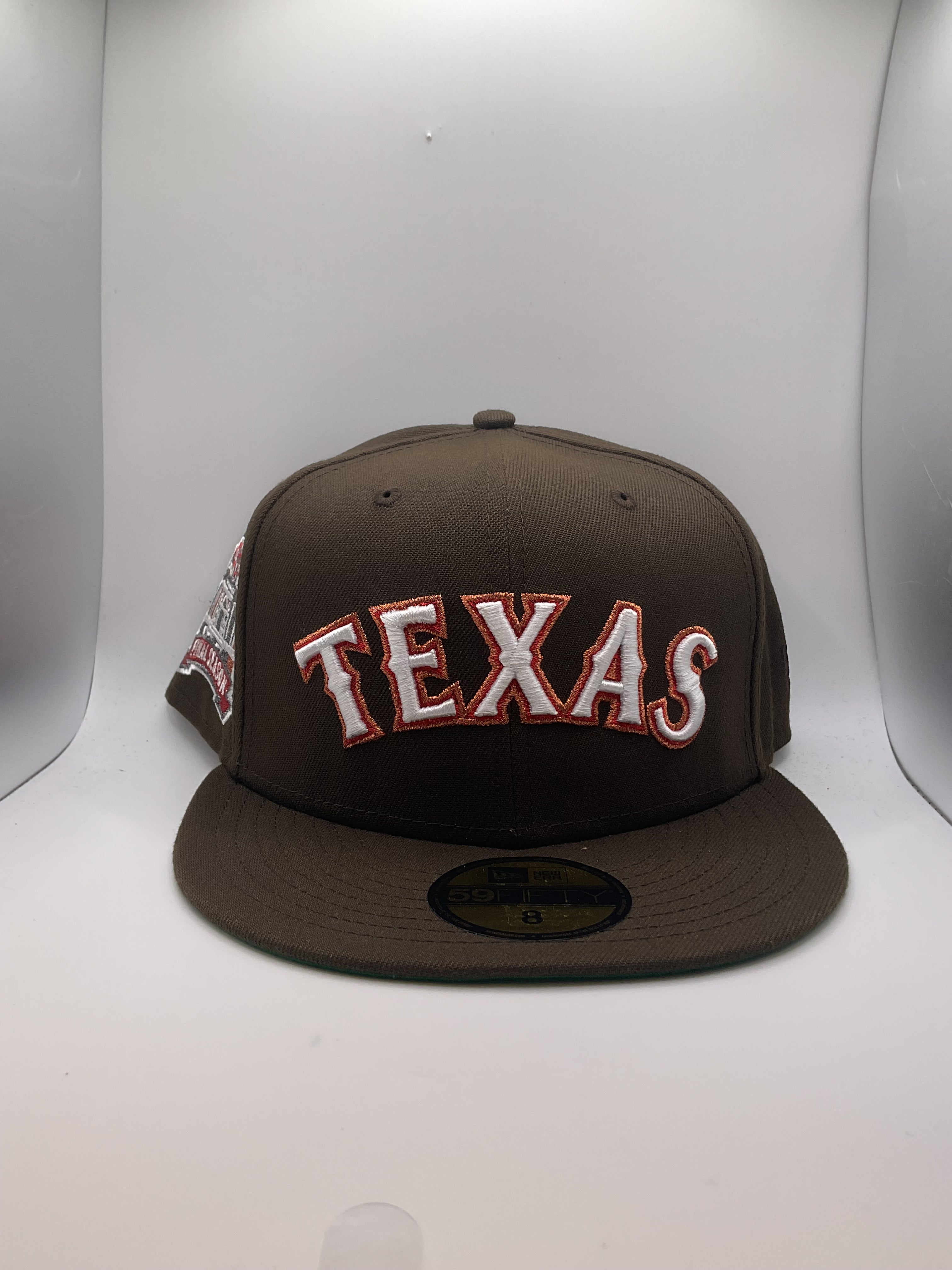 Texas Rangers New Era 59Fifty Fitted Hat - Size 8