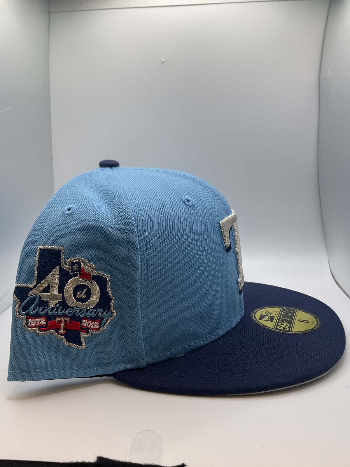 Texas Rangers New Era 59Fifty Fitted Hat - Size 8
