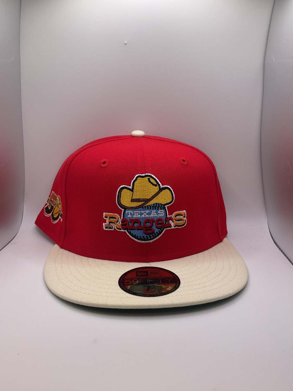 Texas Rangers New Era 59Fifty Fitted Hat - Size 7 1/2