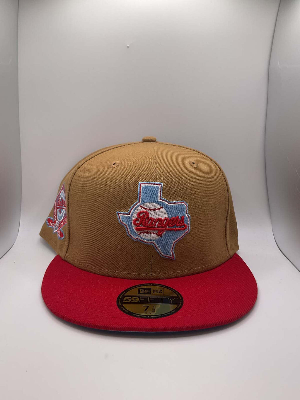 Texas Rangers New Era 59Fifty Fitted Hat - Size 7 1/2
