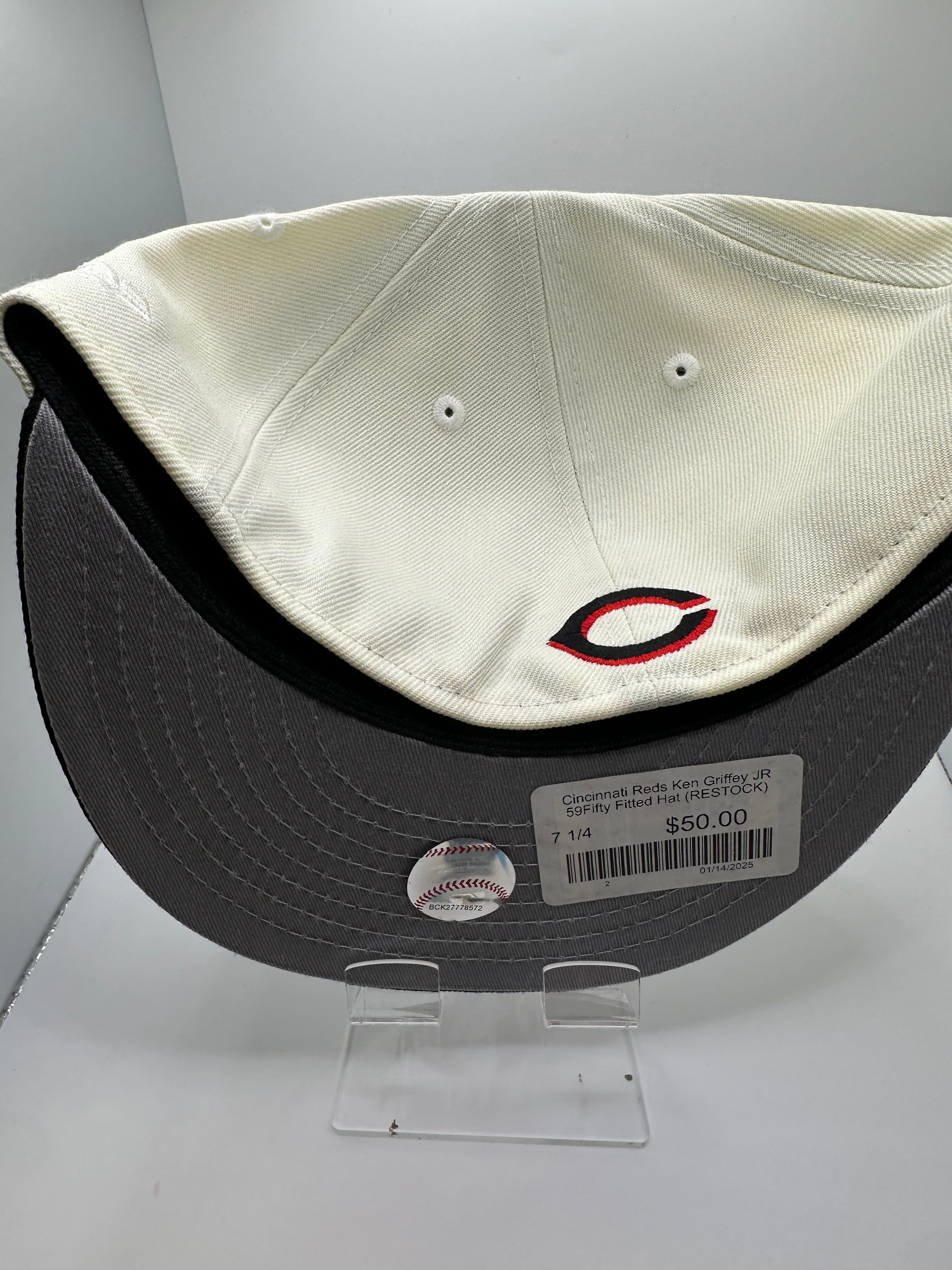 Cincinnati Reds "Ken Griffey #30" New Era 59Fifty Fitted Hat - Size 7 1/4
