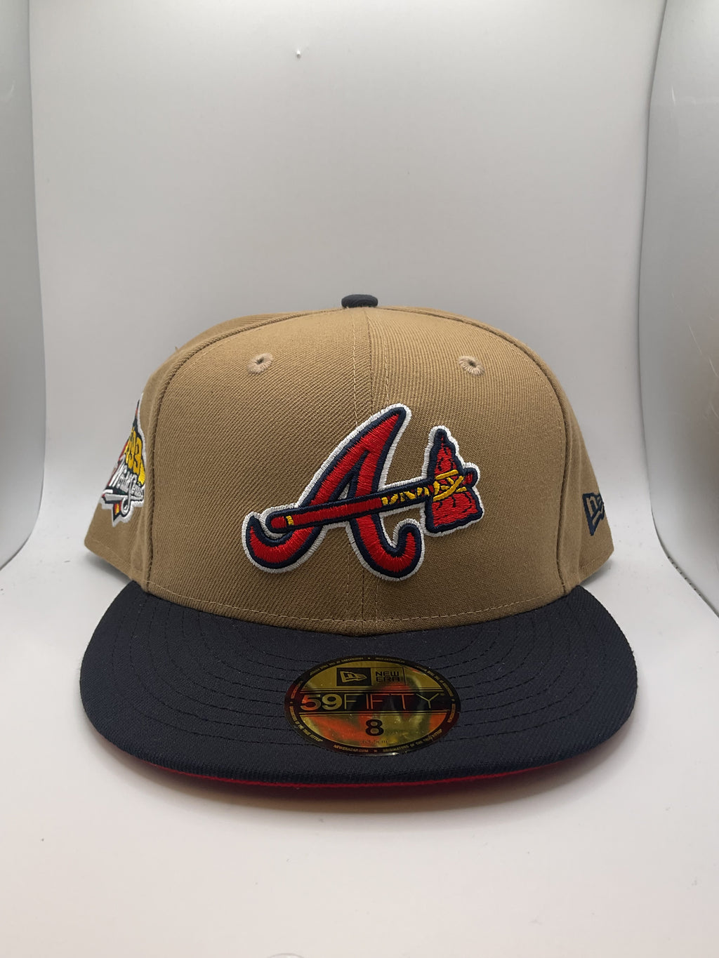 Atlanta Braves New Era 59Fifty Fitted Hat - Size 8