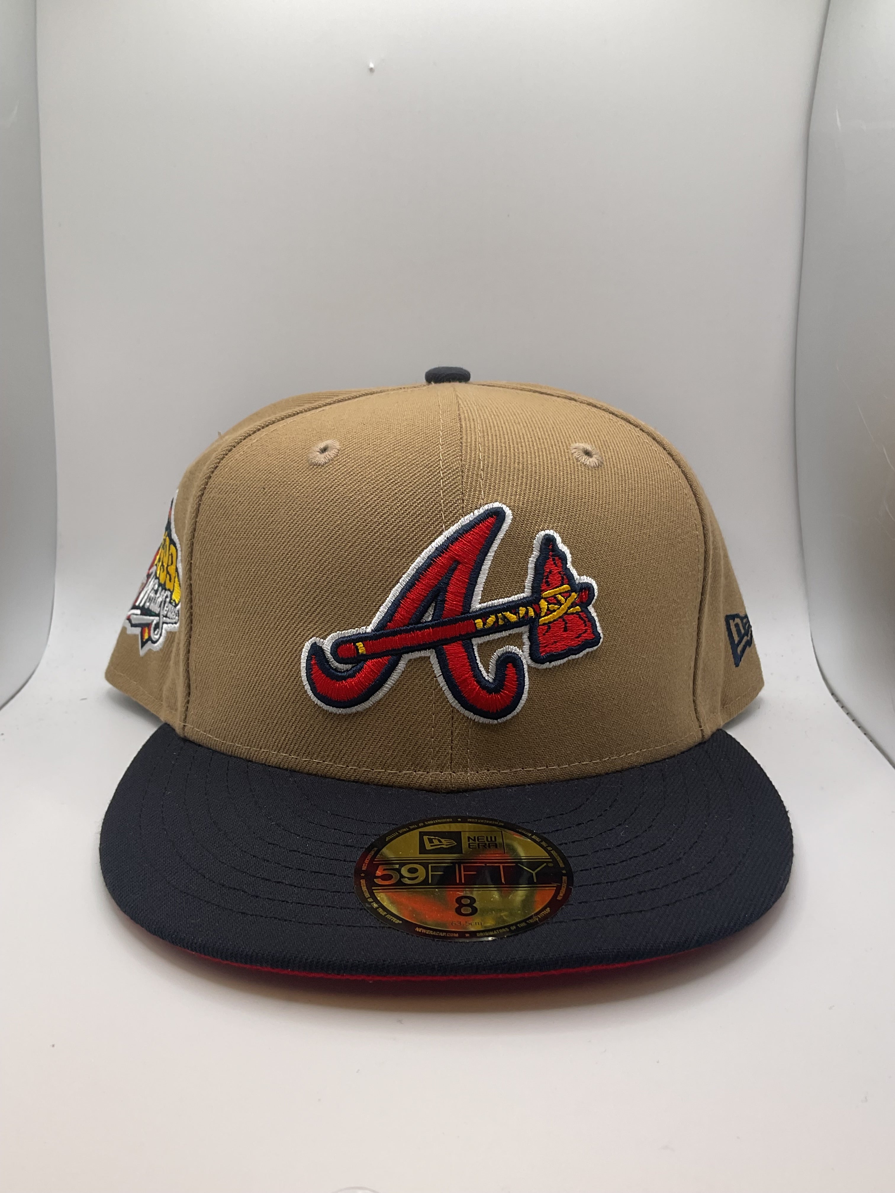 Atlanta Braves New Era 59Fifty Fitted Hat - Size 8