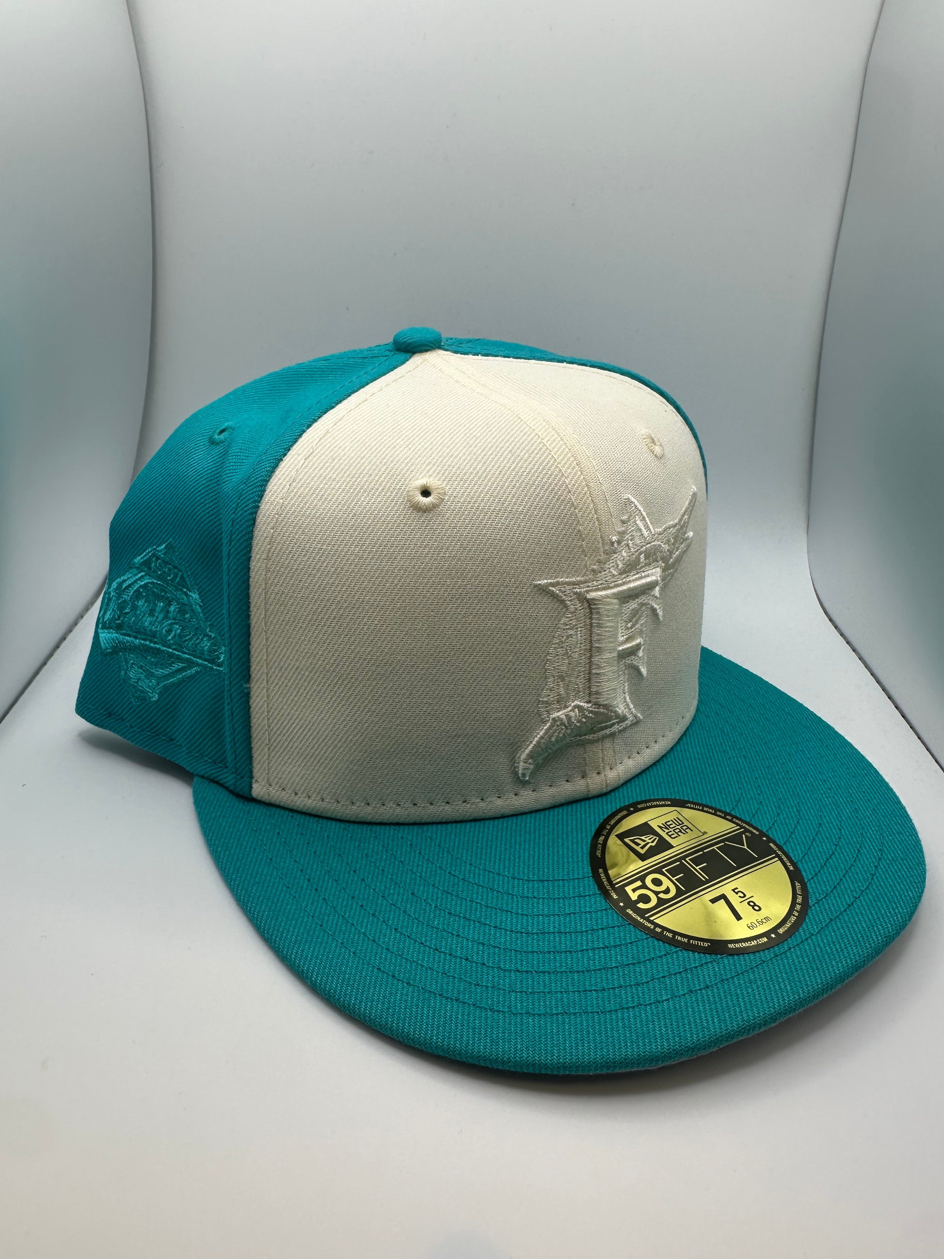 Florida Marlins New Era 59Fifty Fitted Hat - Size 7 5/8