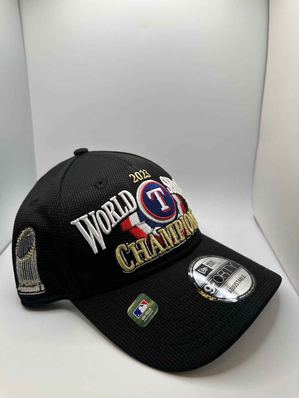 Texas Rangers "2023 WS Champions" New Era 9Forty Snapback Hat