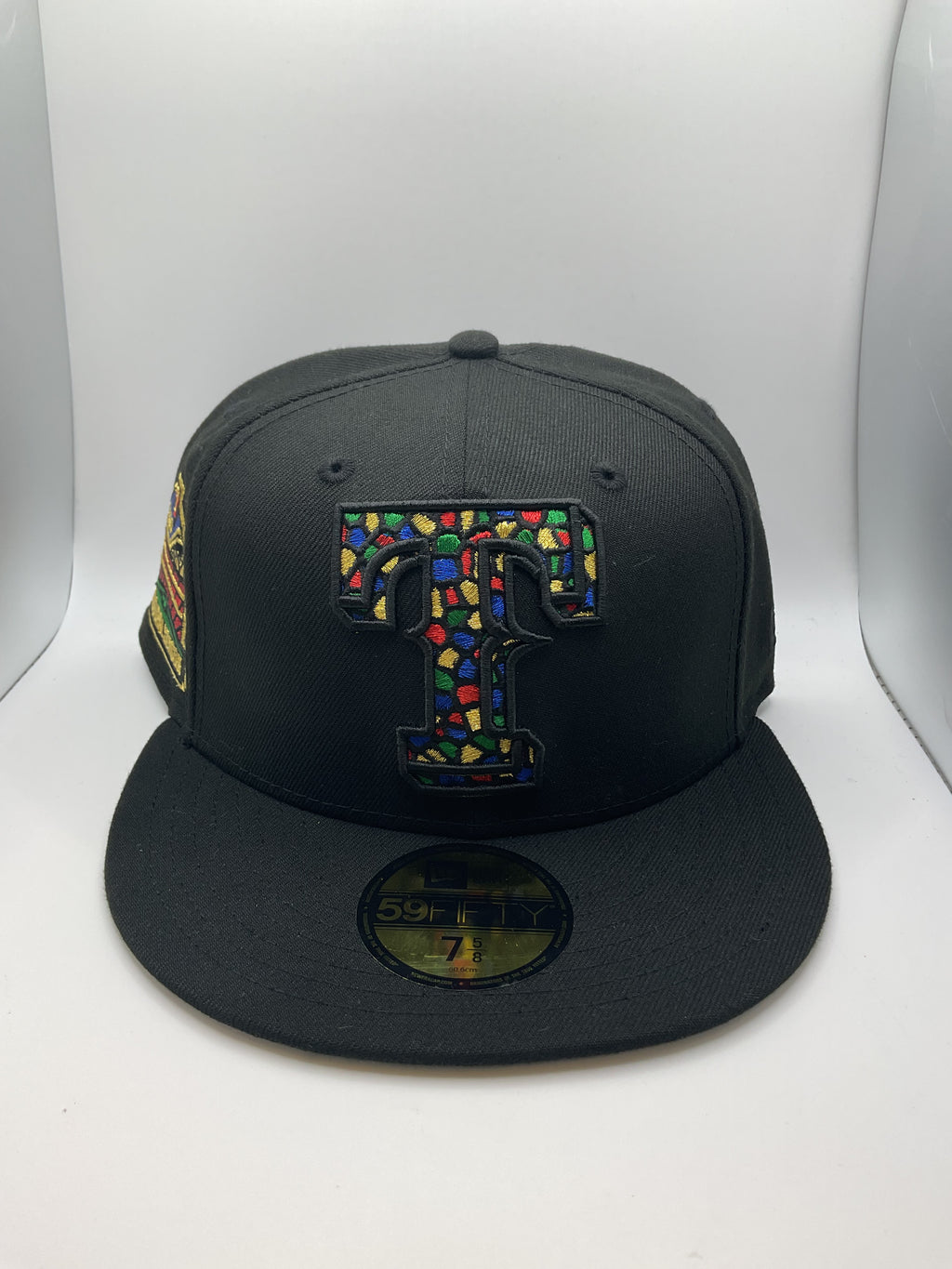 Texas Rangers "Stained Glass" New Era 59Fifty Fitted Hat - Size 7 5/8