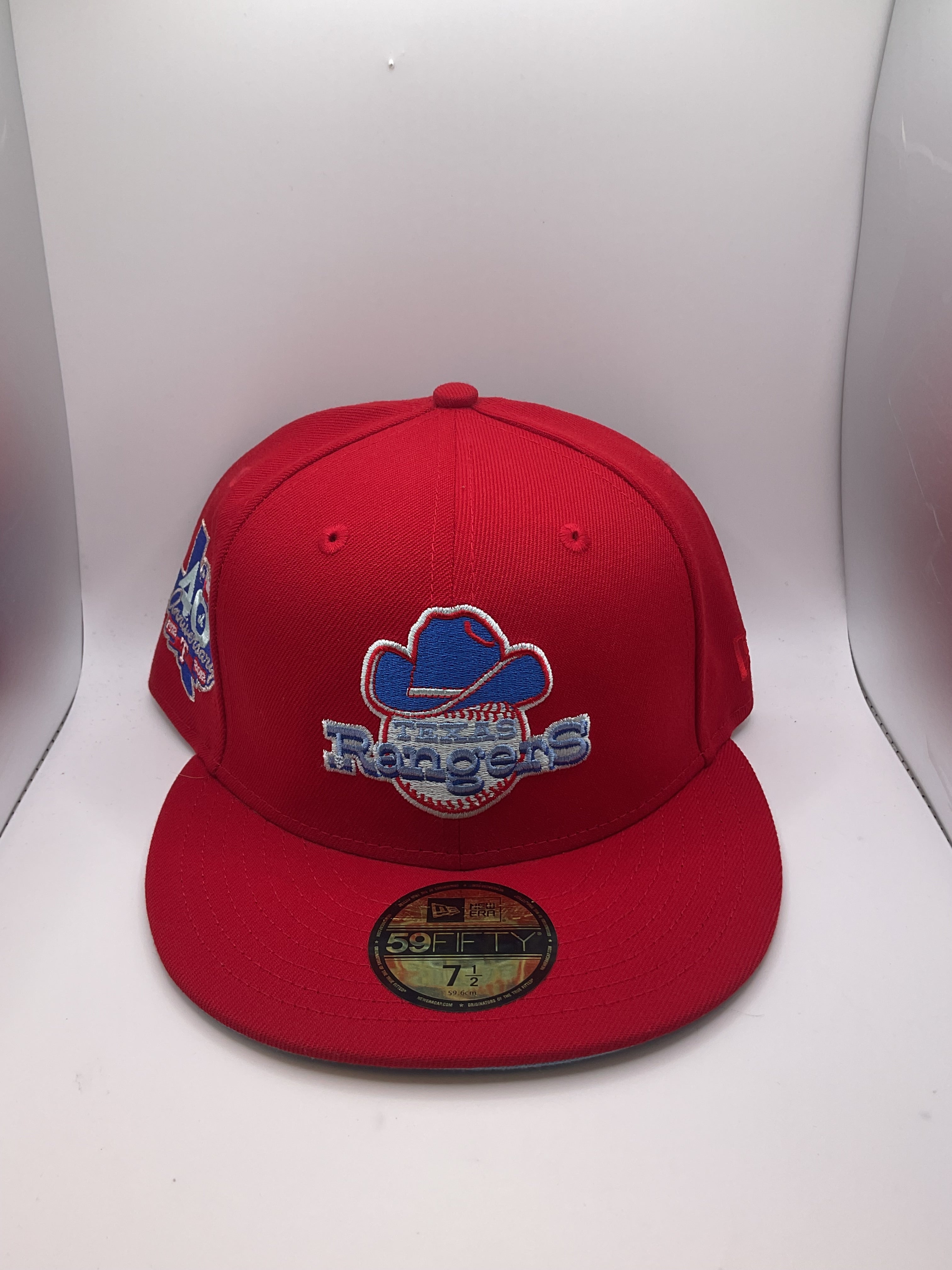 Texas Rangers New Era 59Fifty Fitted Hat - Size 7 1/2