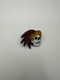 Aztec Skull Hat Pin
