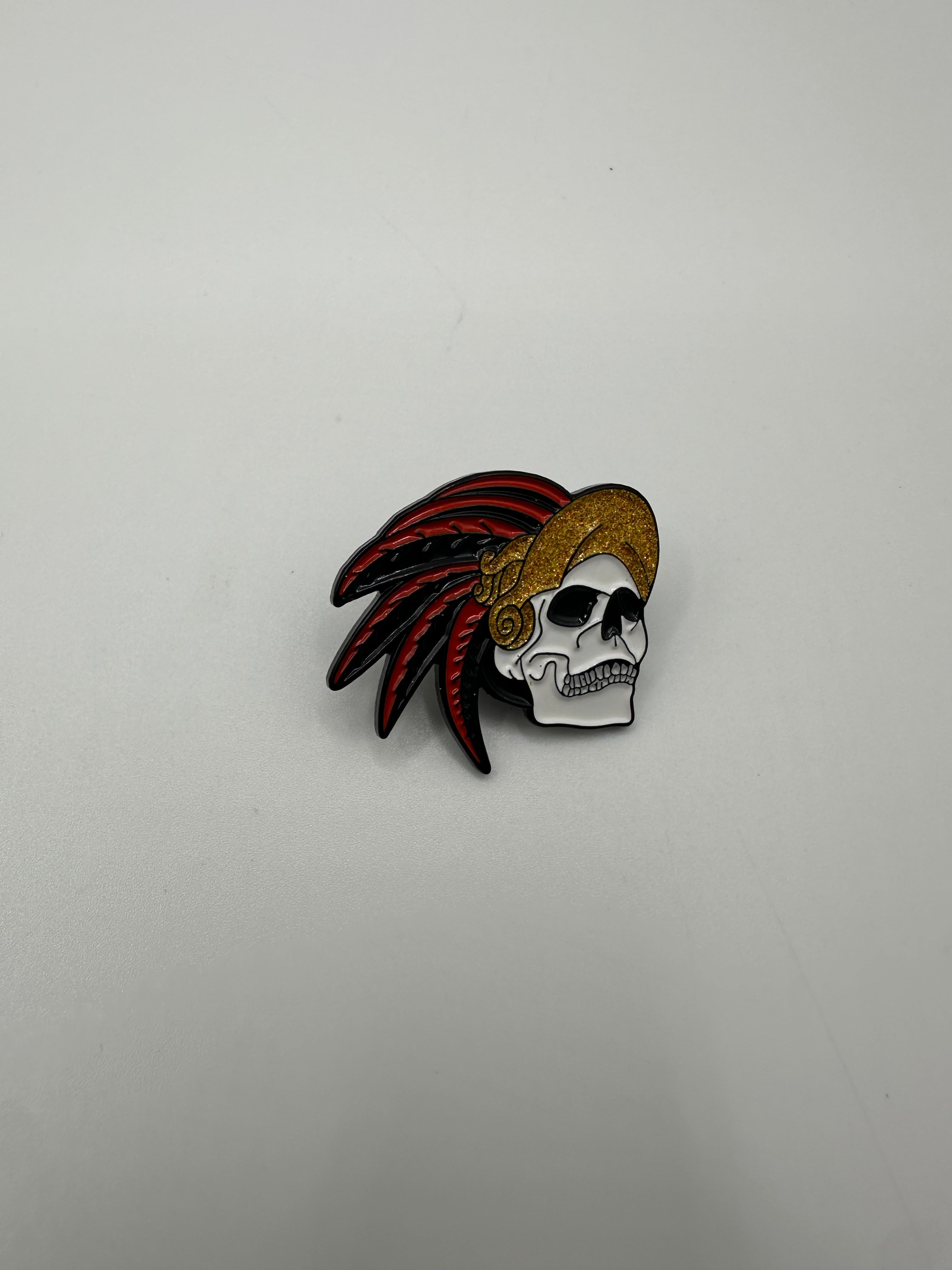 Aztec Skull Hat Pin