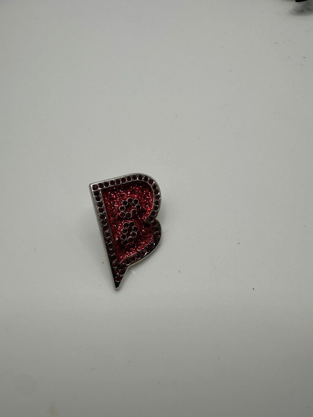 Banger Brims "B" Red Hat Pin