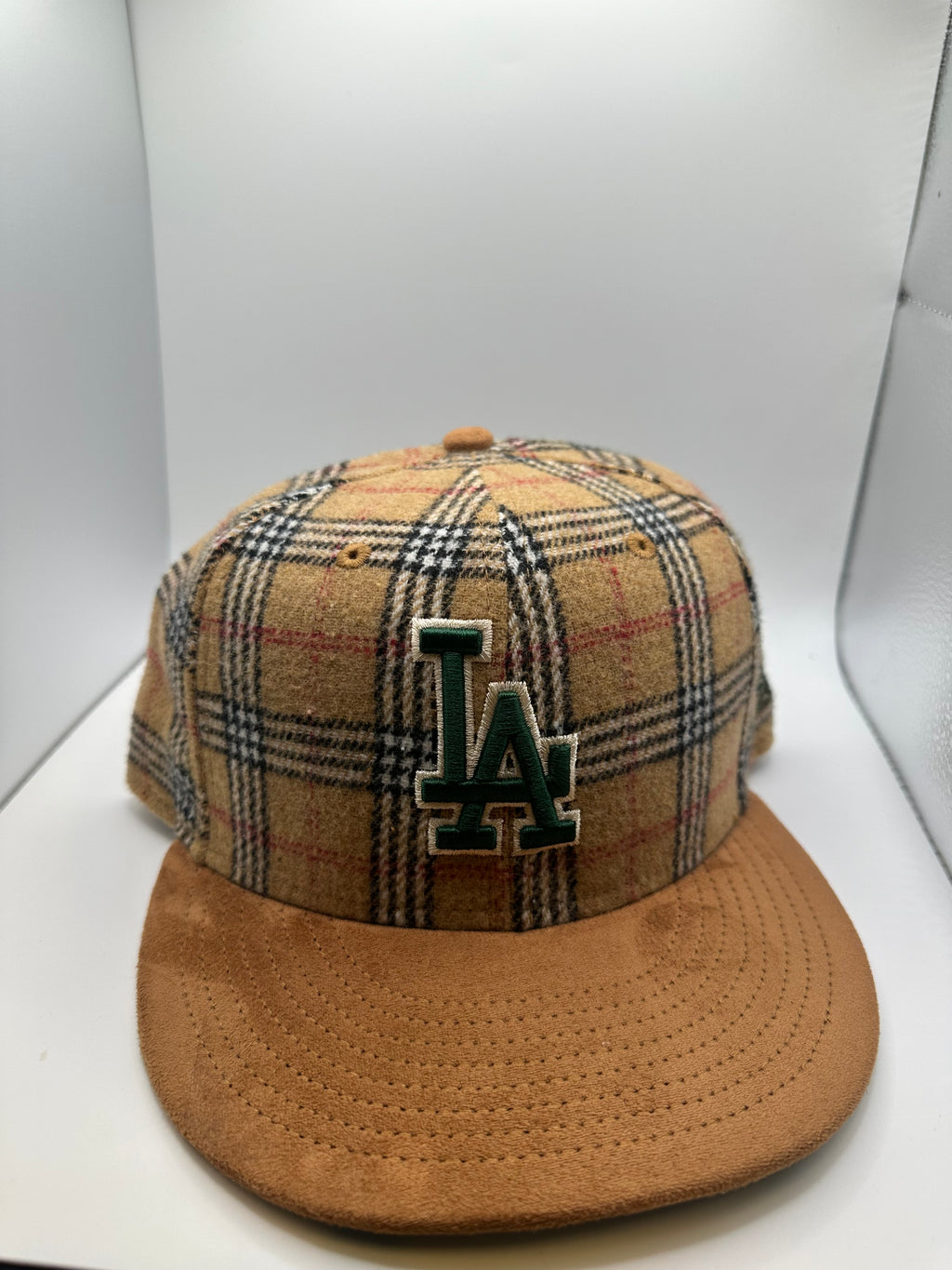 Los Angeles Dodgers "Burberry" Plaid New Era 59Fifty Fitted Hat