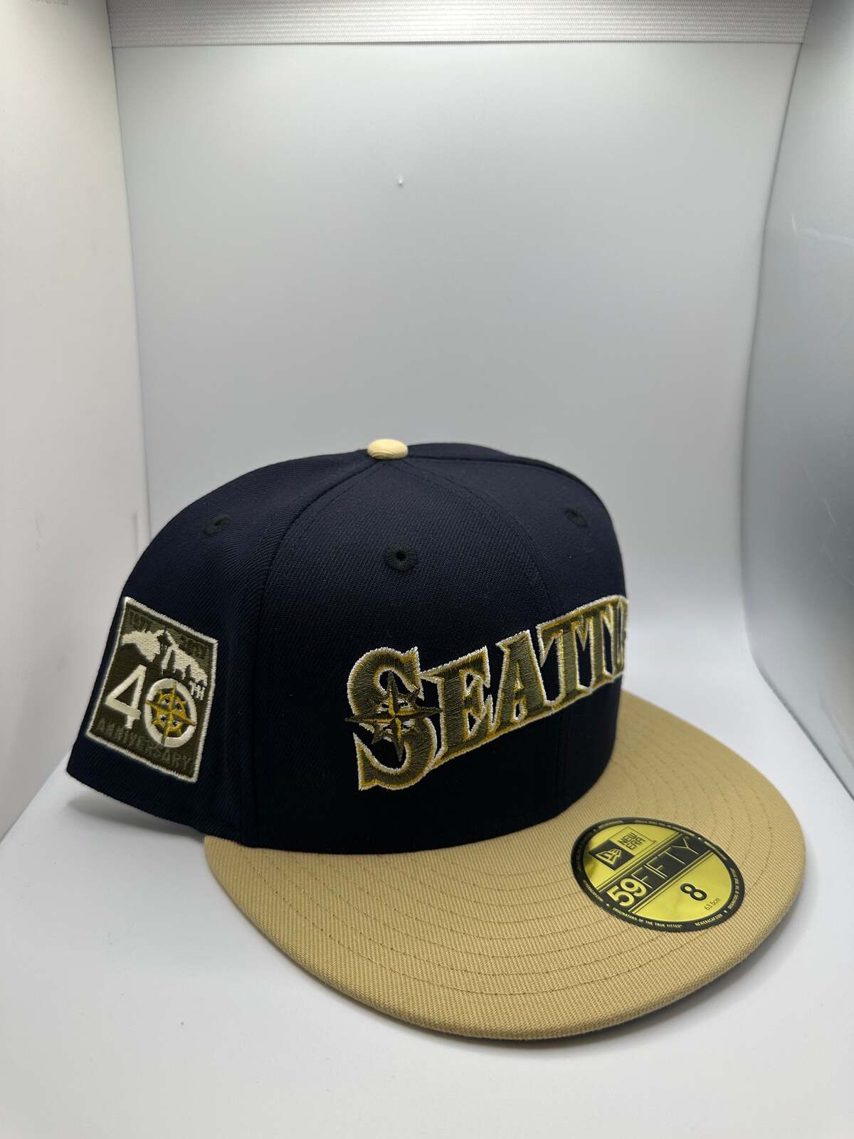 Seattle Mariners New Era 59Fifty Fitted Hat - Size 8