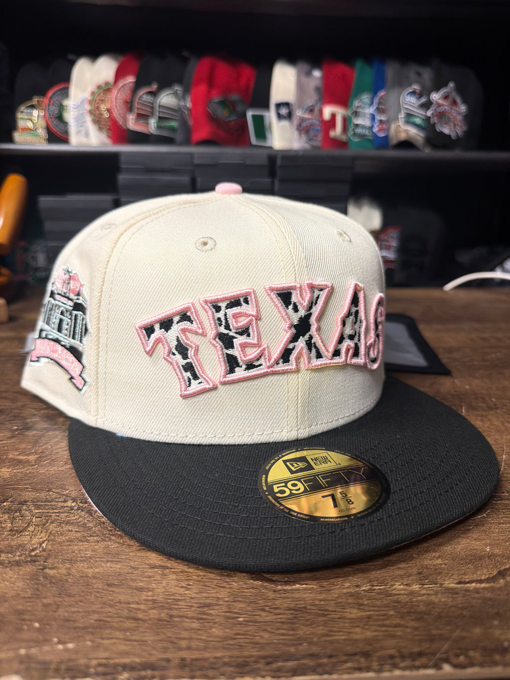 Texas Rangers "Cow" New Era 59Fifty Fitted Hat - Size 7 5/8