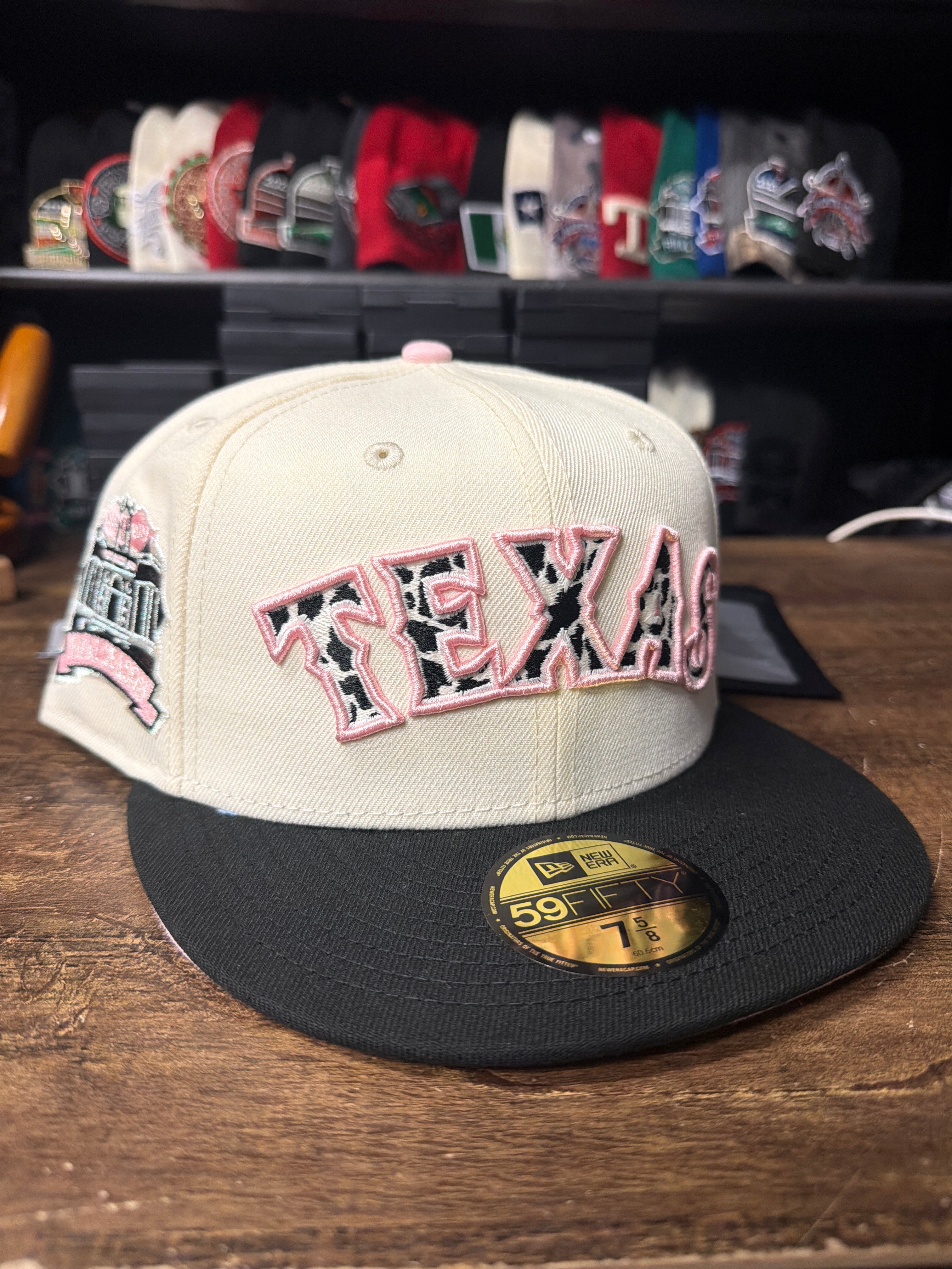 Texas Rangers "Cow" New Era 59Fifty Fitted Hat - Size 7 5/8