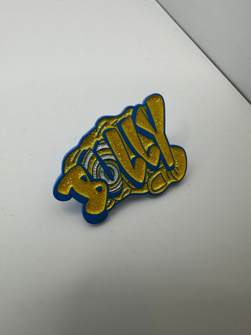 Bully Gang Blue/Yellow Hat Pin