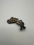 Corat Graffiti Spray Yellow Hat Pin