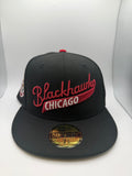 Chicago Blackhawks New Era 59Fifty Fitted Hat - Size 7 1/8