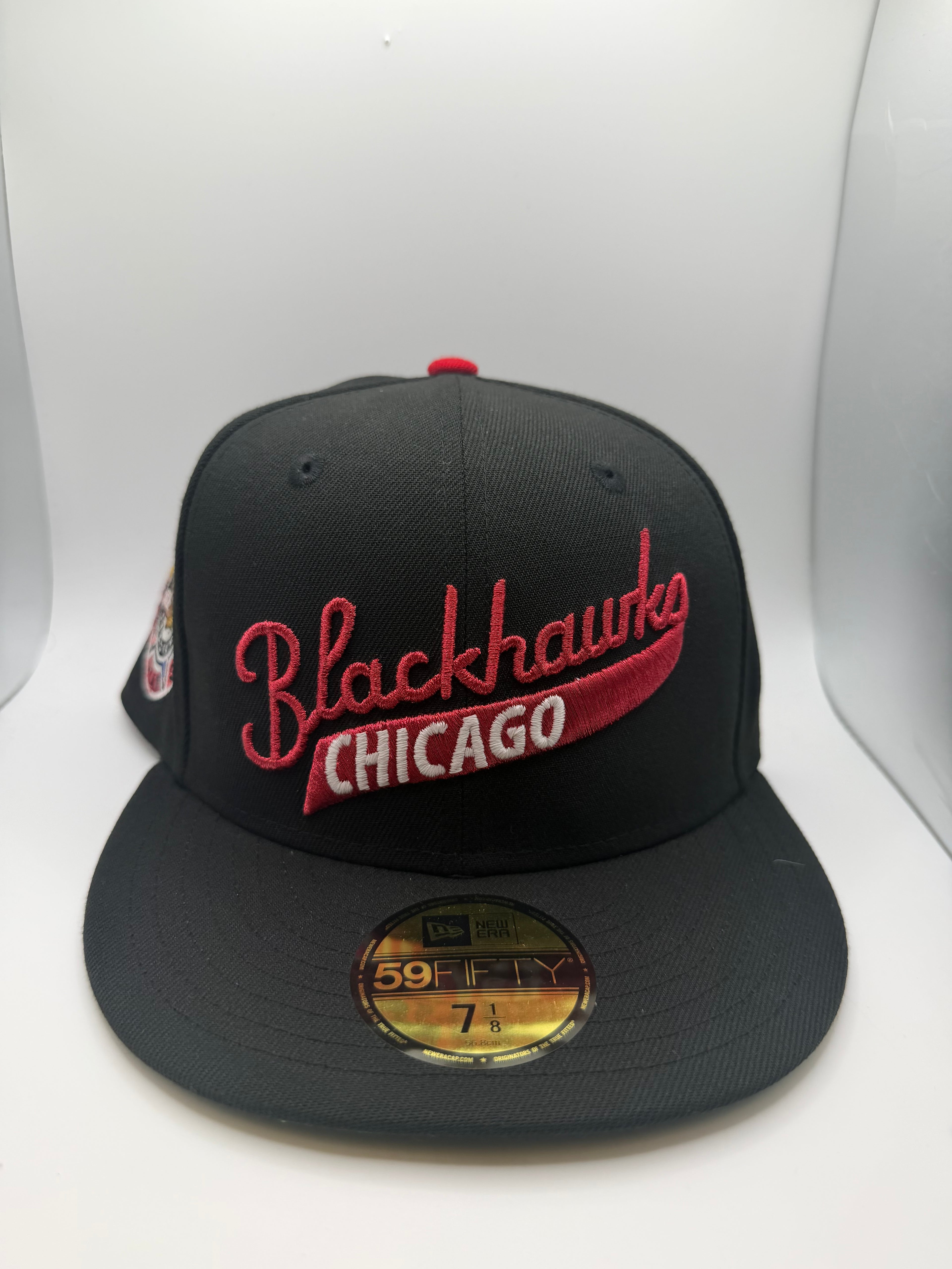 Chicago Blackhawks New Era 59Fifty Fitted Hat - Size 7 1/8