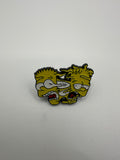 Bart Simpson Abstract Hat Pin