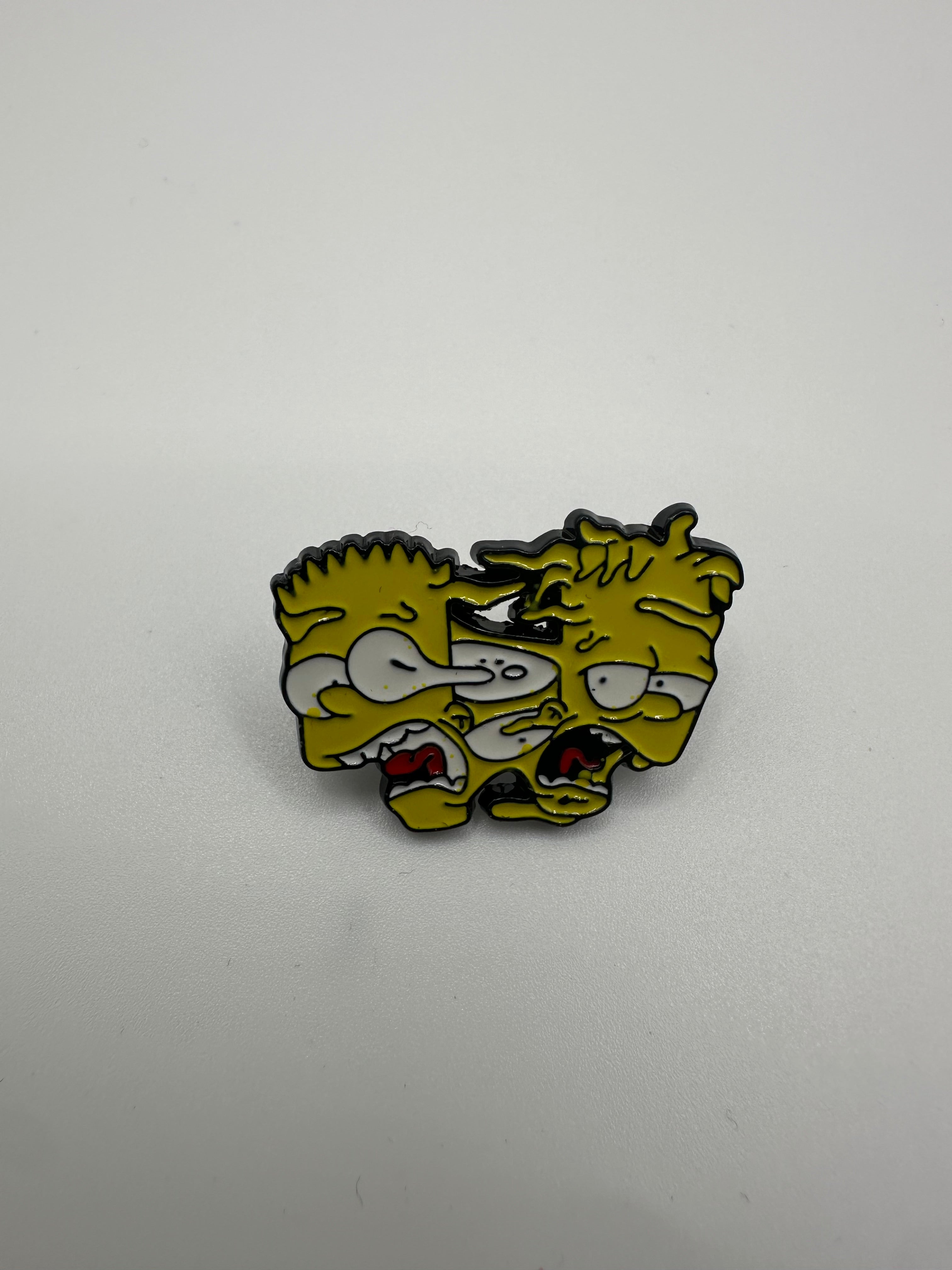 Bart Simpson Abstract Hat Pin
