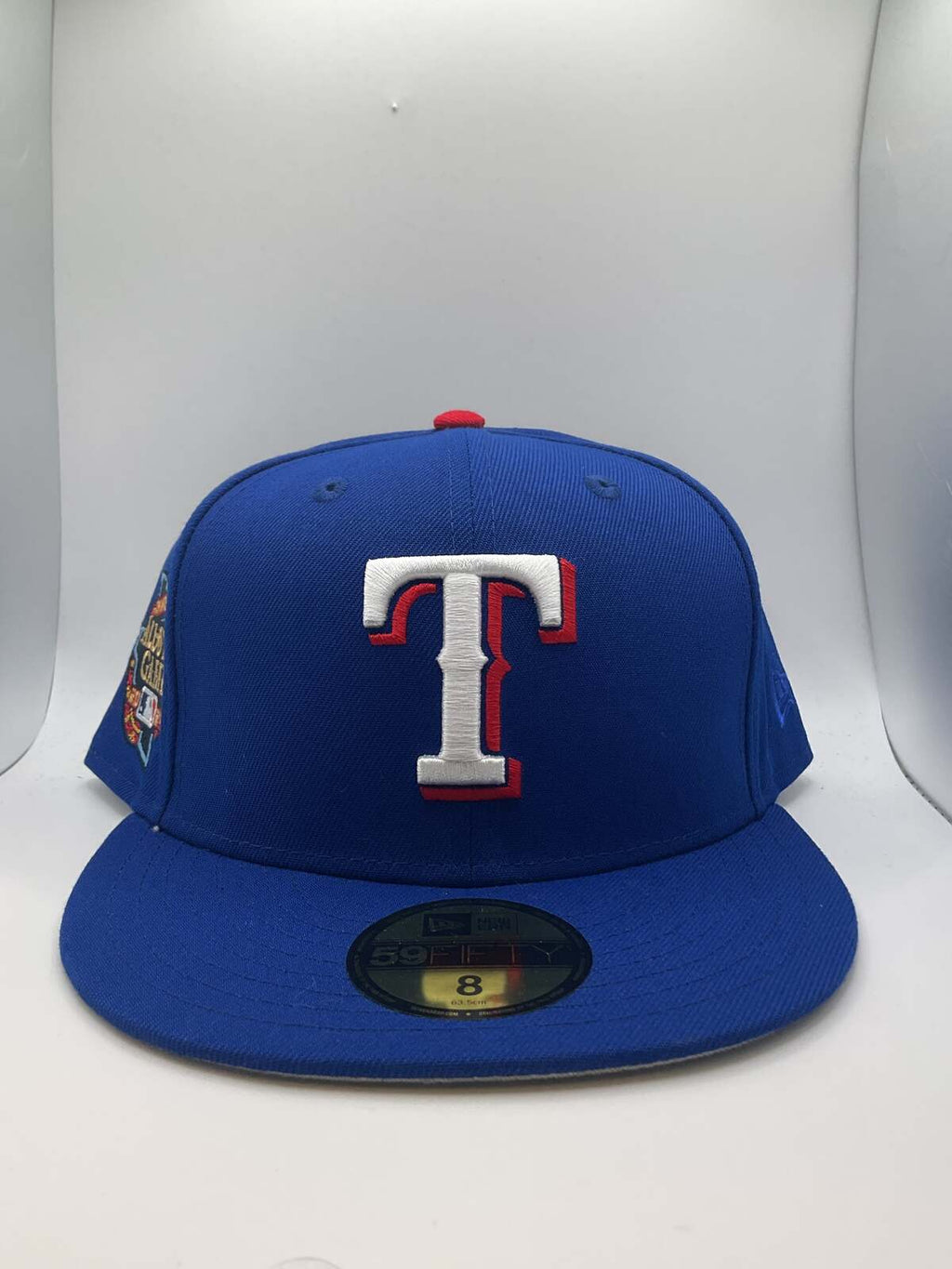 Texas Rangers New Era 59Fifty Fitted Hat - Size 8