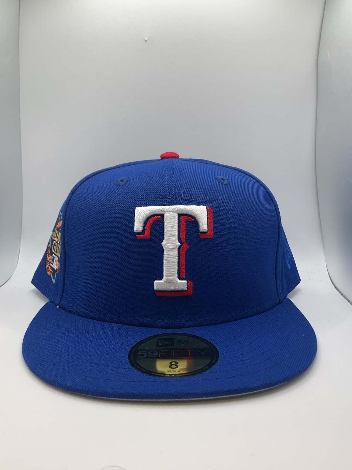 Texas Rangers New Era 59Fifty Fitted Hat - Size 8