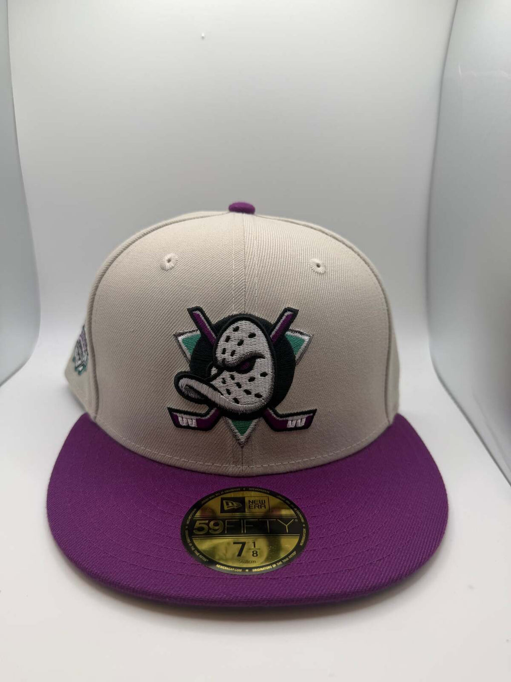 Anaheim Ducks New Era 59Fifty Fitted Hat - Size 7 1/8