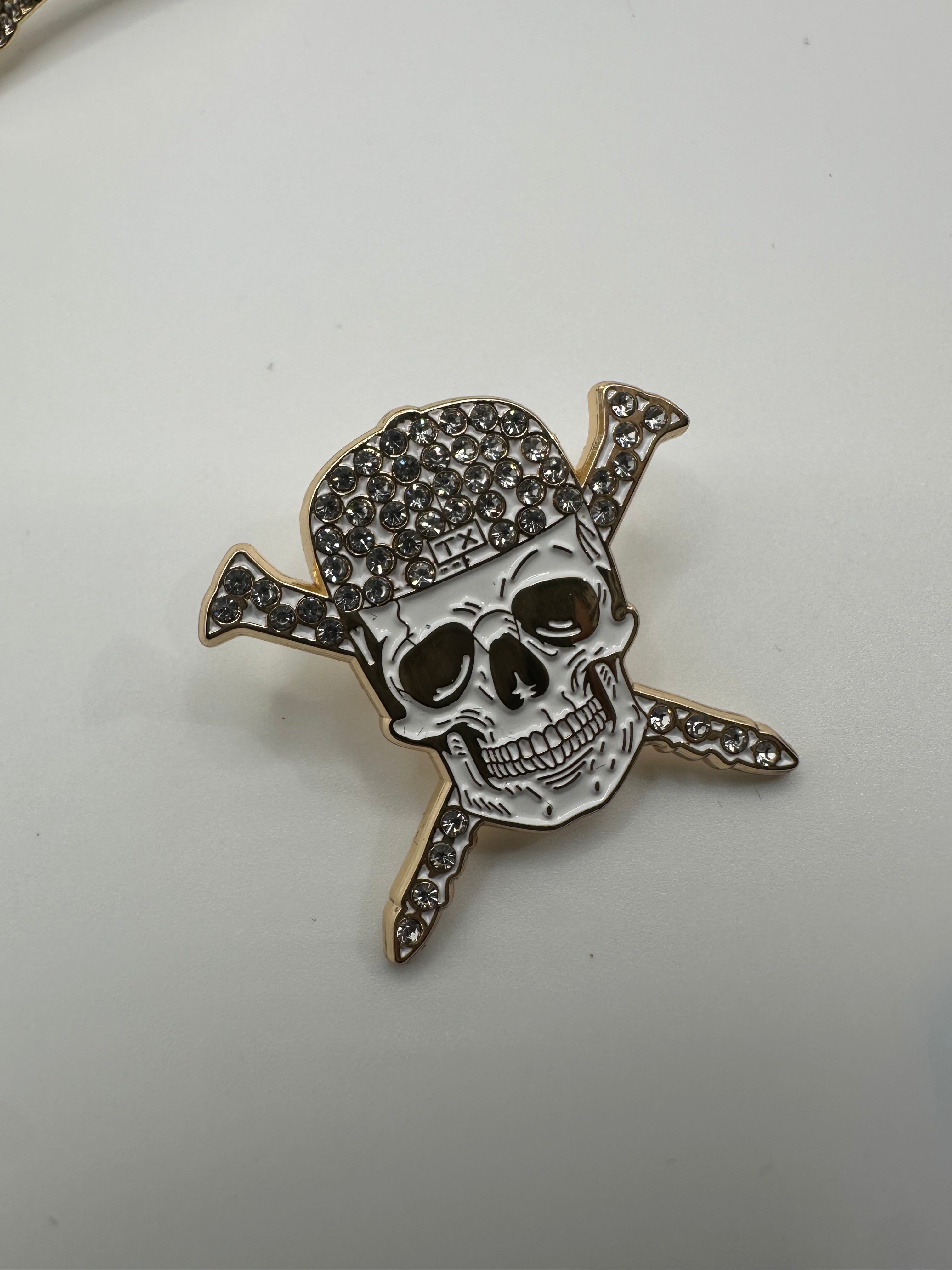 TX Fitteds "Skull" Hat Pin