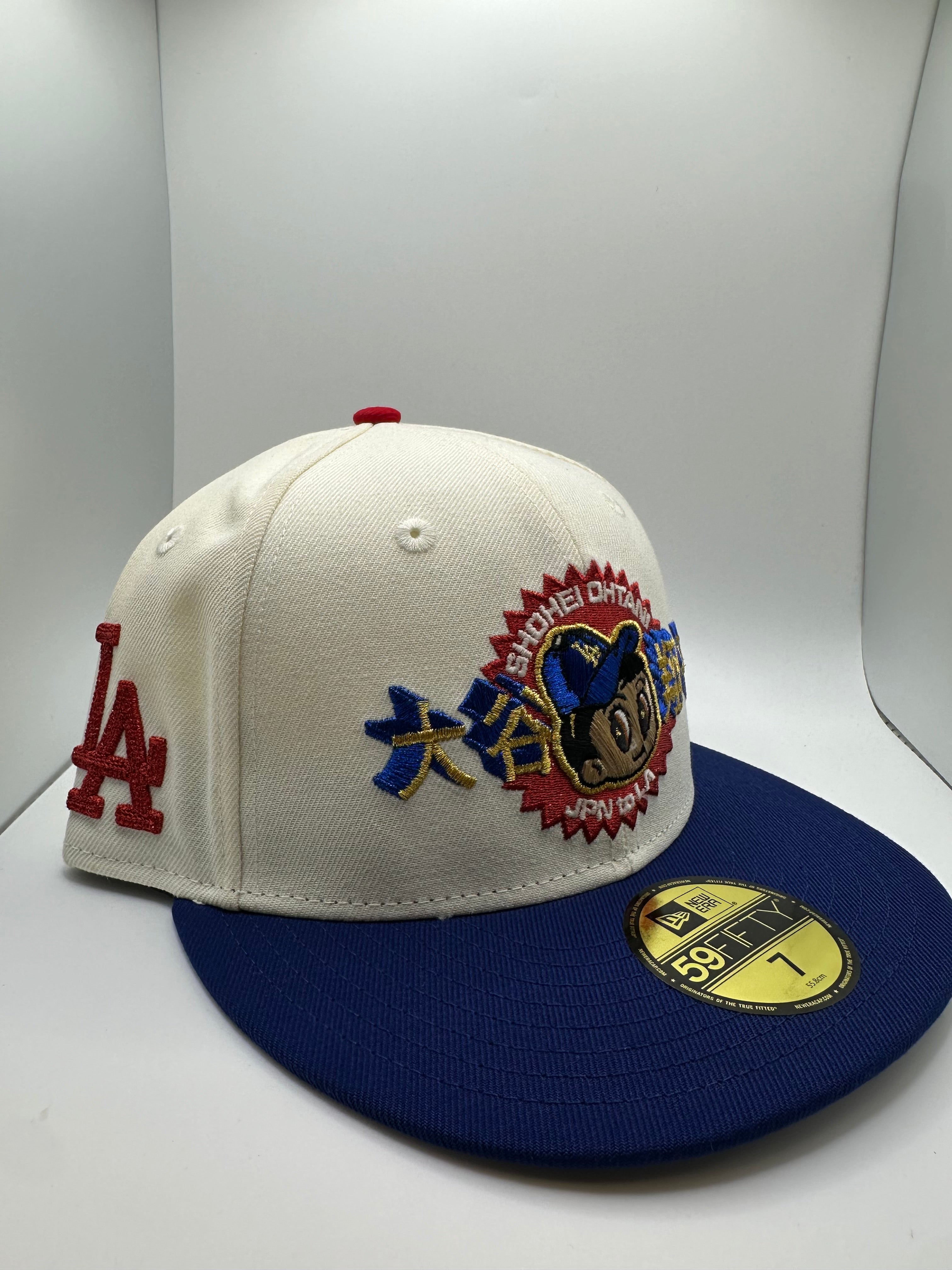 Los Angeles Dodgers "Shohei Ohtani JPN to LA" New Era 59Fifty Fitted Hat - Size 7