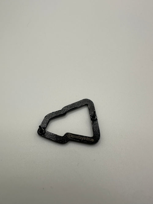 Black Studded Flag Hat Pin