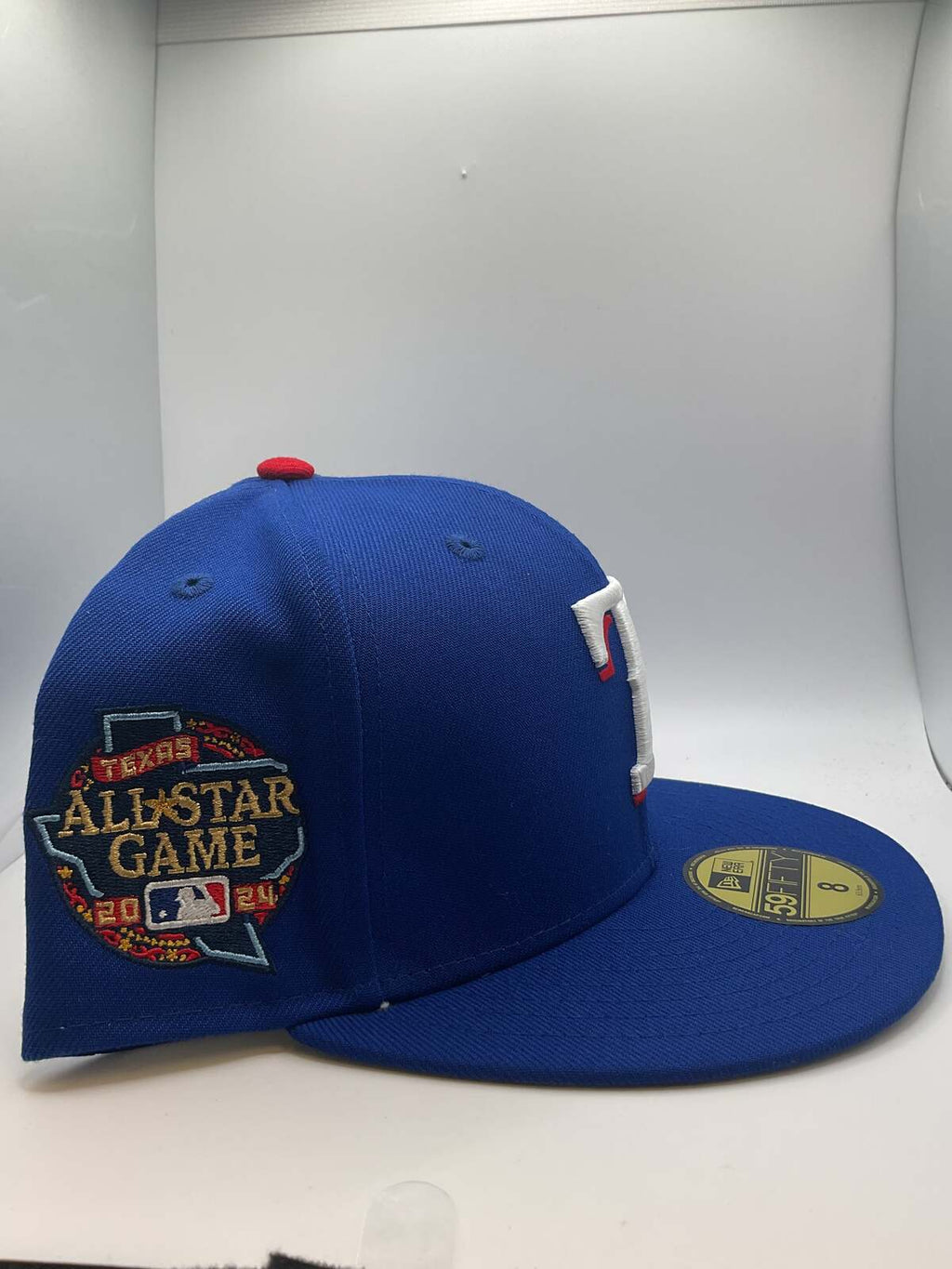 Texas Rangers New Era 59Fifty Fitted Hat - Size 8
