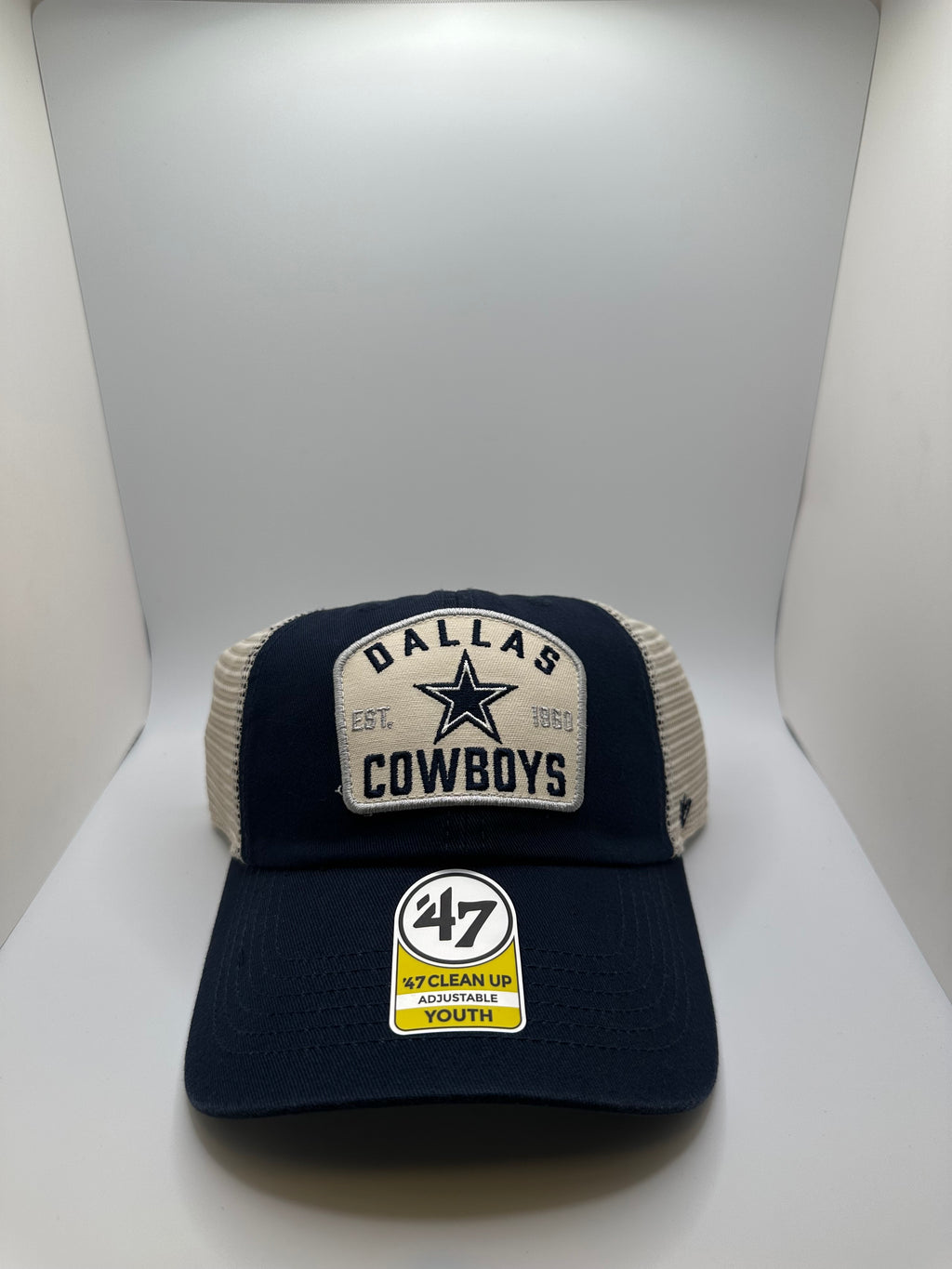 Youth Dallas Cowboys '47 Clean Up Adjustable Hat