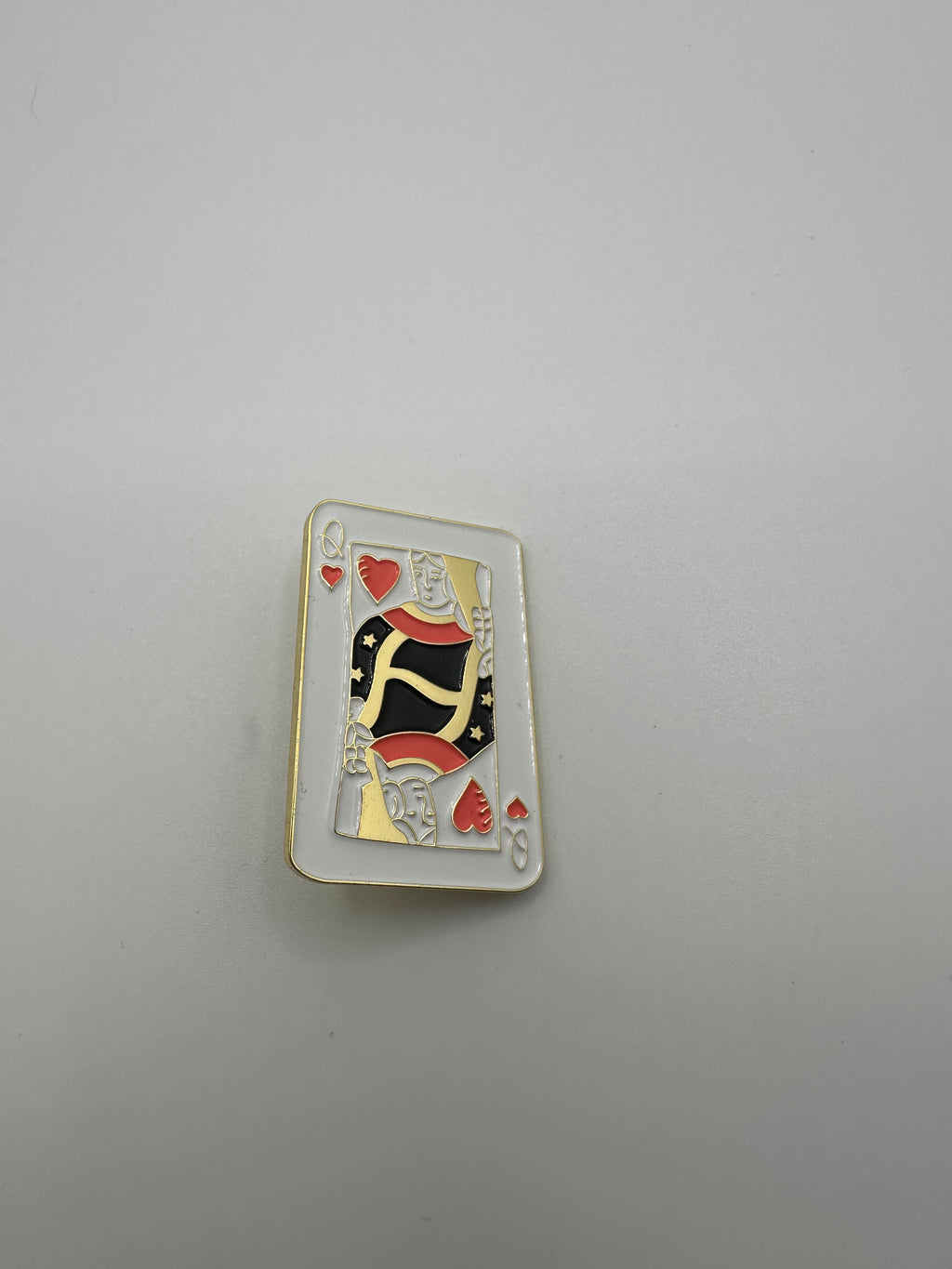Queen Card Hat Pin