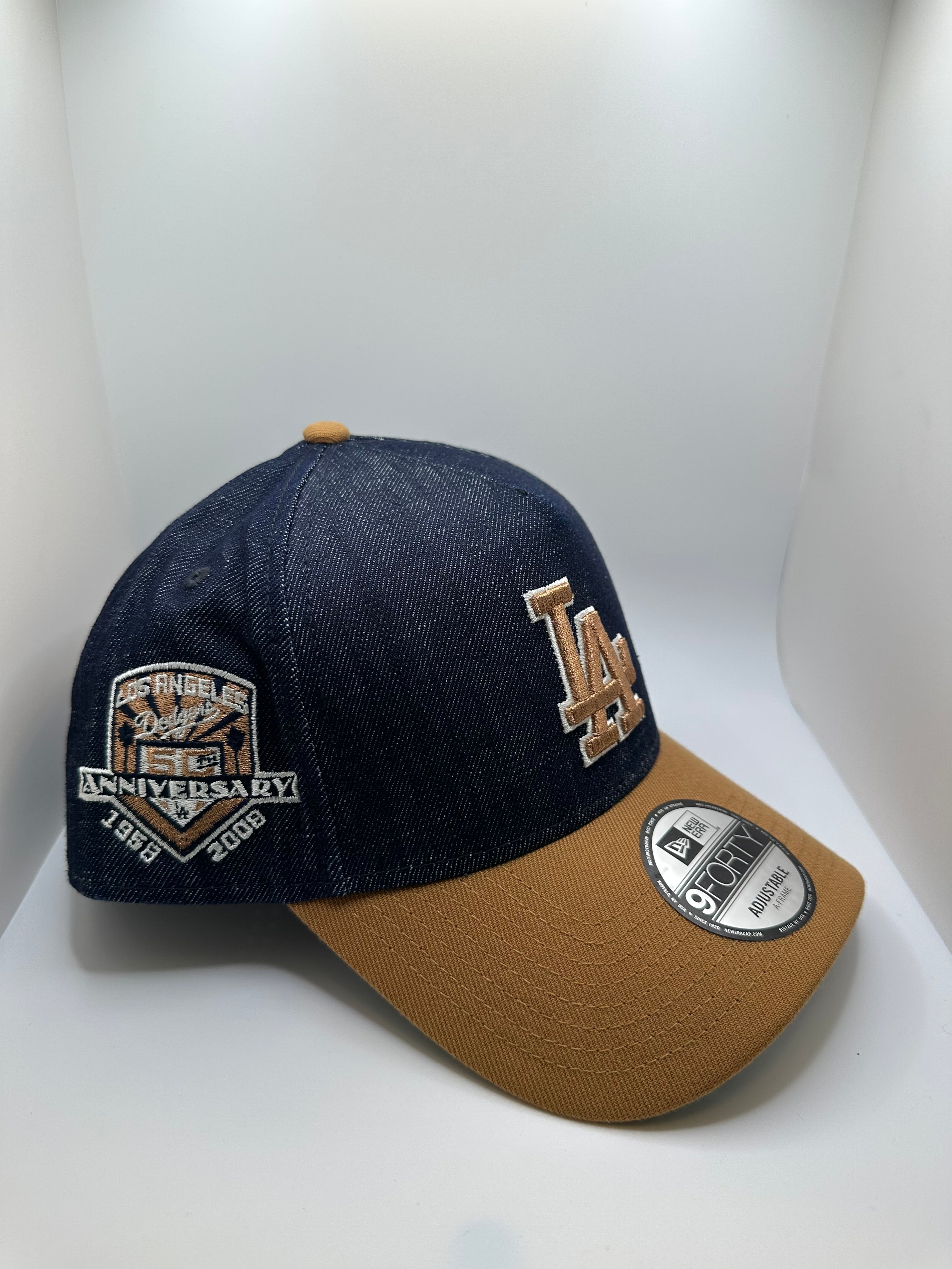 Los Angeles Dodgers "Denim" New Era 9Forty A-Frame Snapback