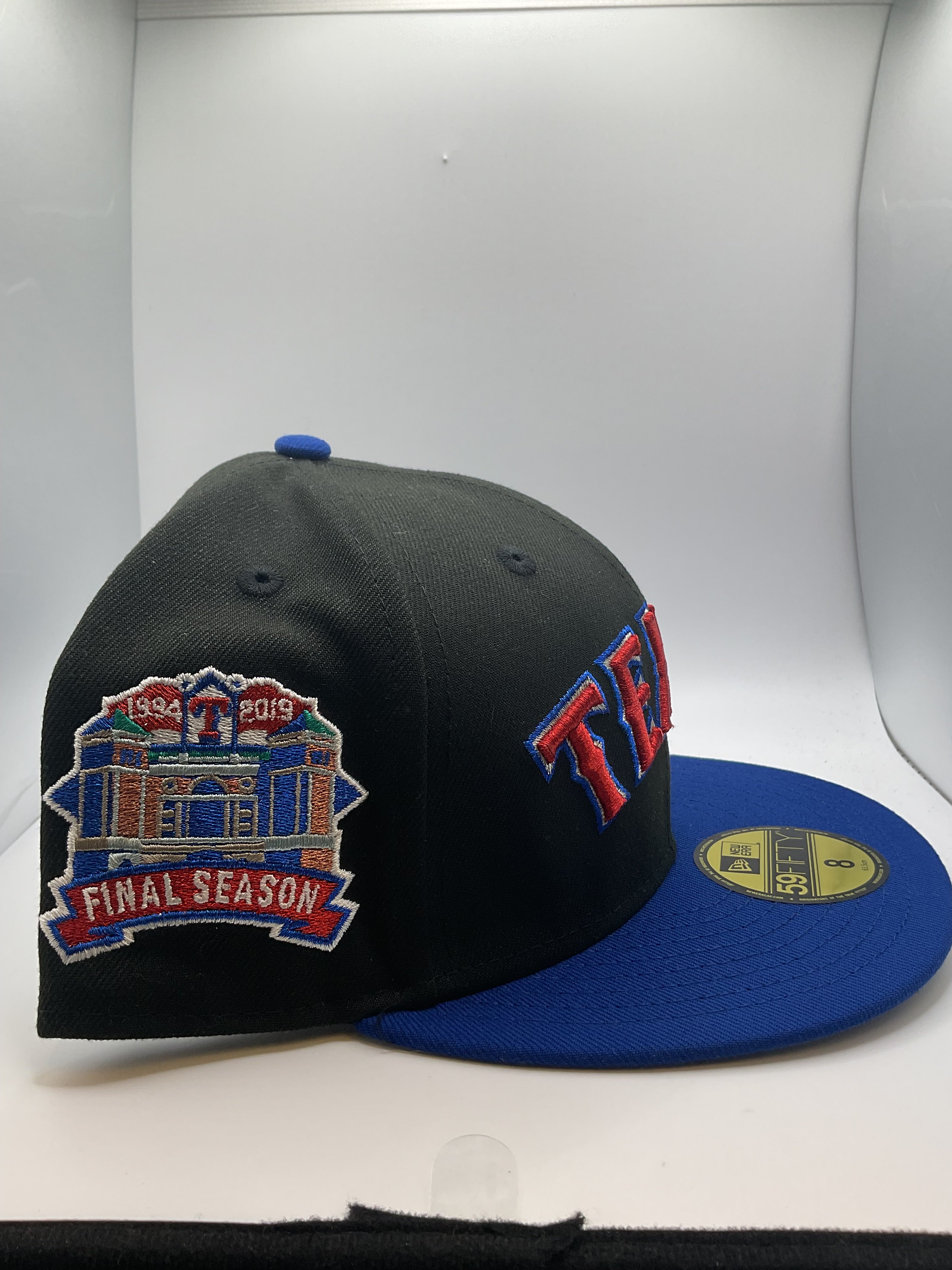 Texas Rangers New Era 59Fifty Fitted Hat - Size 8