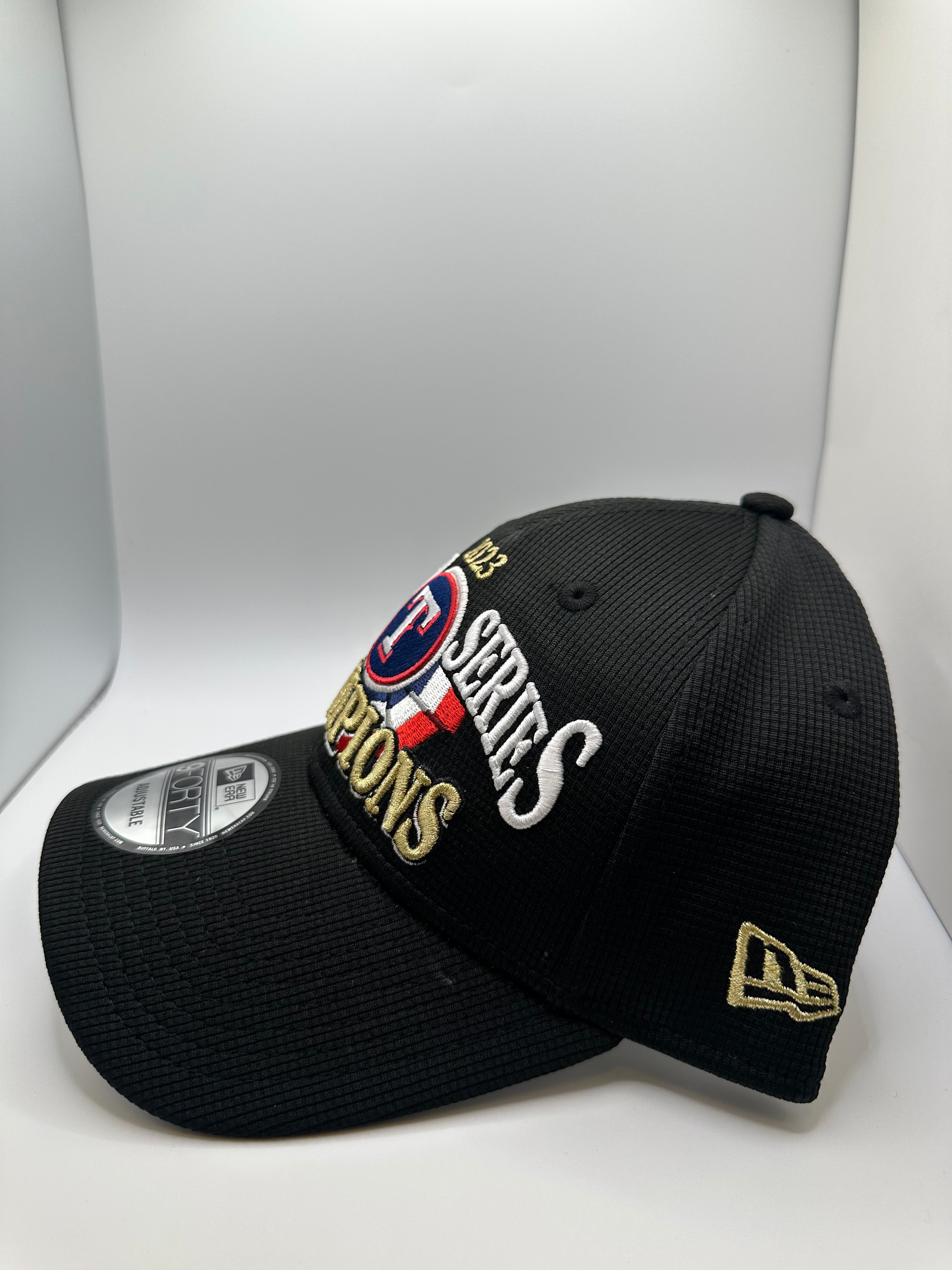 Texas Rangers "2023 WS Champions" New Era 9Forty Snapback Hat
