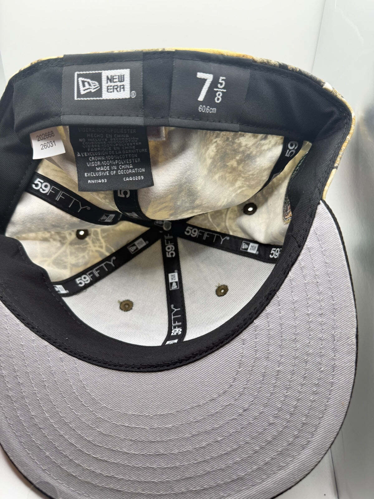 Mexico "Aztec Skull" Real Tree New Era 59Fifty Fitted Hat - Size 7 5/8