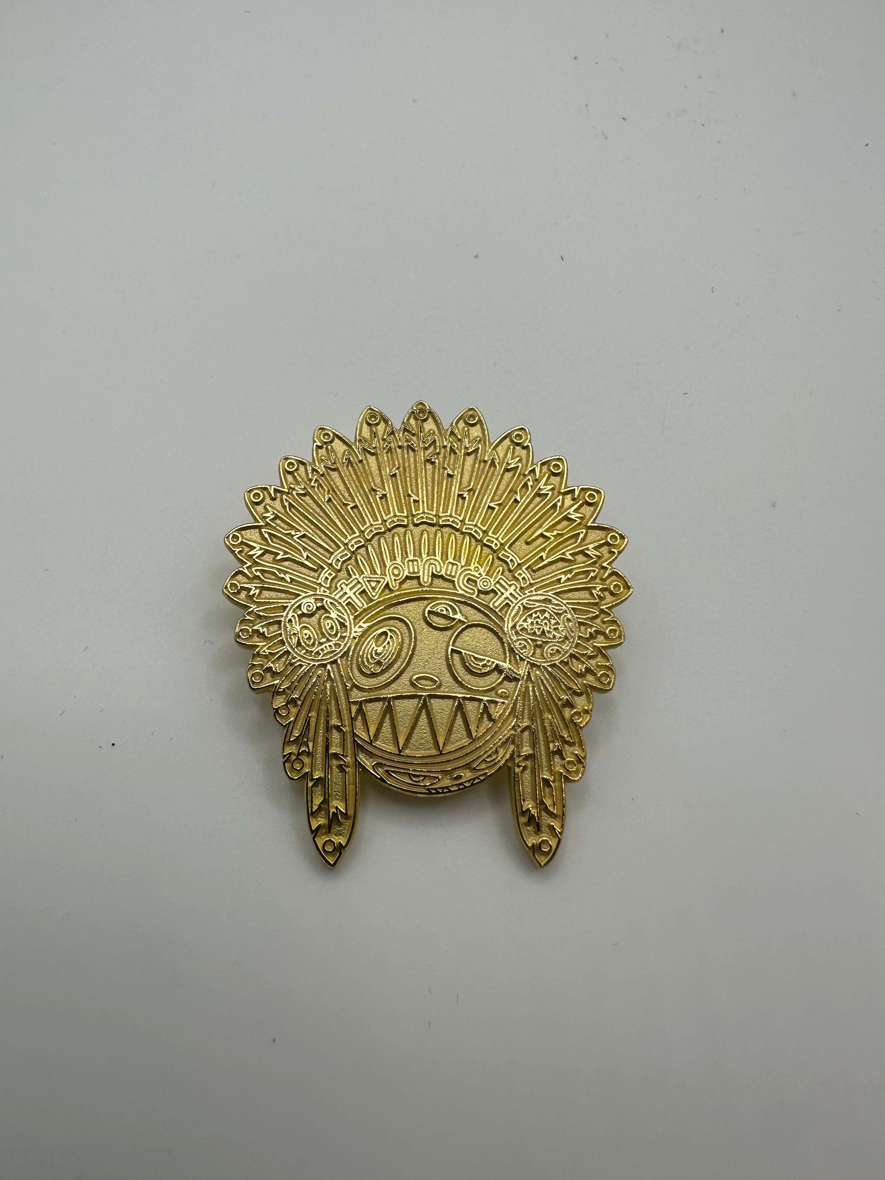 UpNorth Fitteds "FNF" Gold Hat Pin