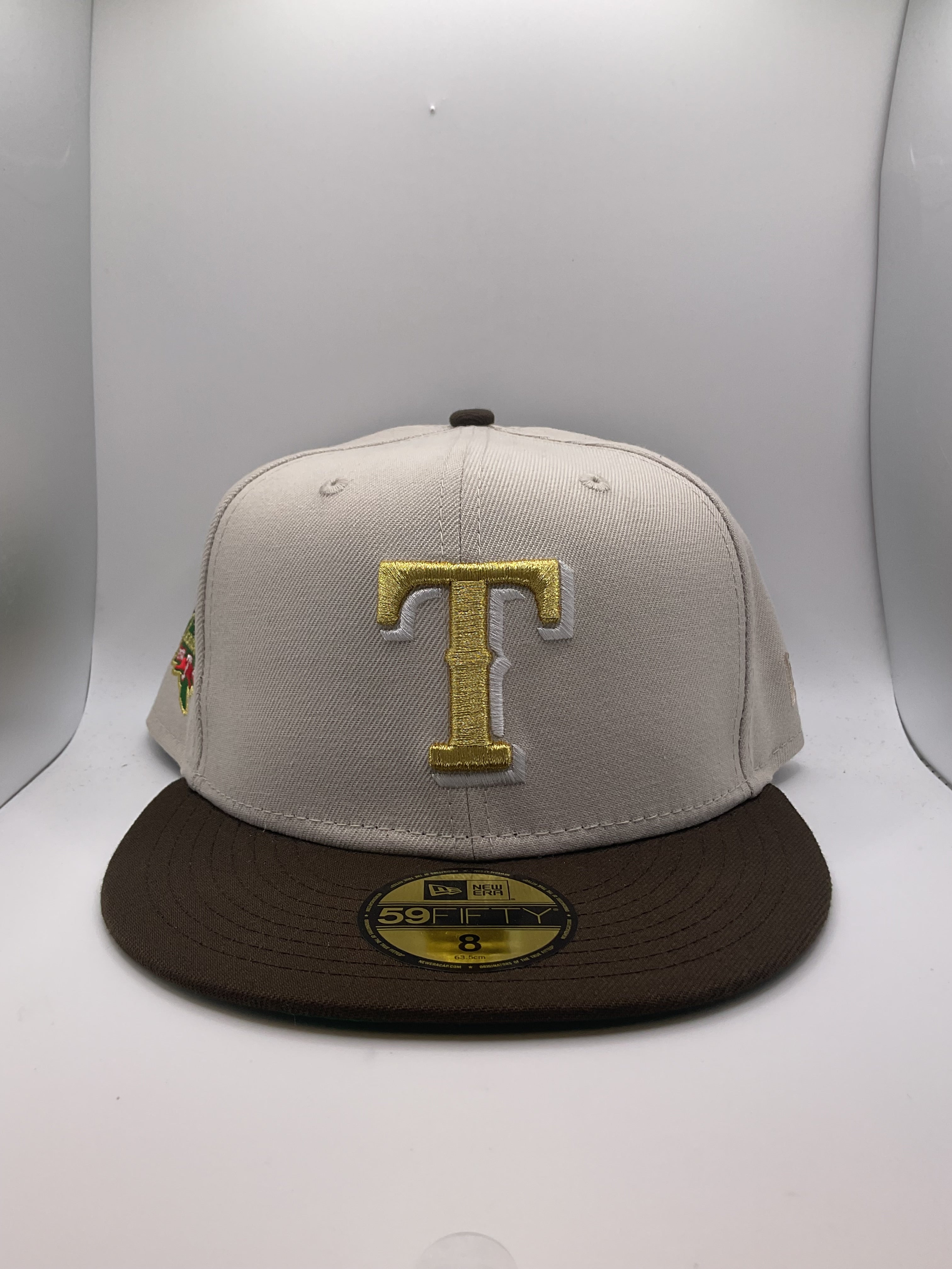 Texas Rangers New Era 59Fifty Fitted Hat - Size 8