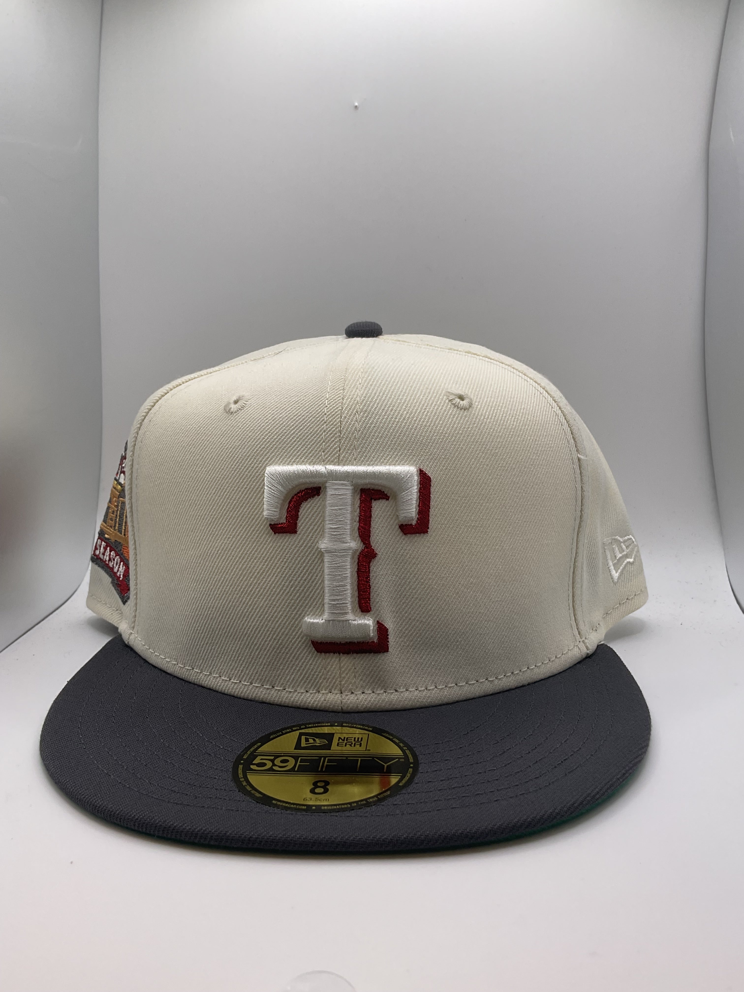 Texas Rangers New Era 59Fifty Fitted Hat - Size 8