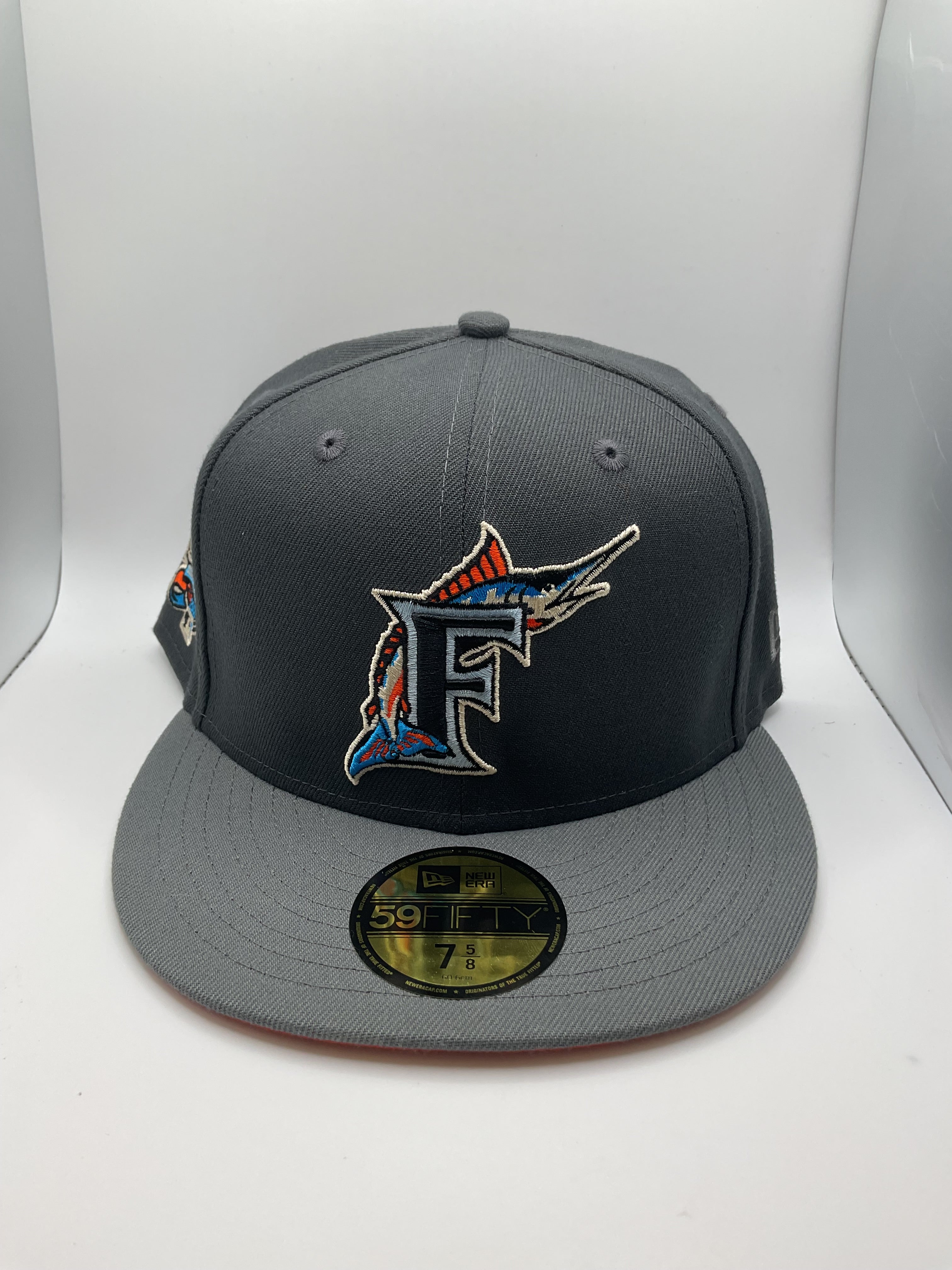 Florida Marlins New Era 59Fifty Fitted Hat - Size 7 5/8