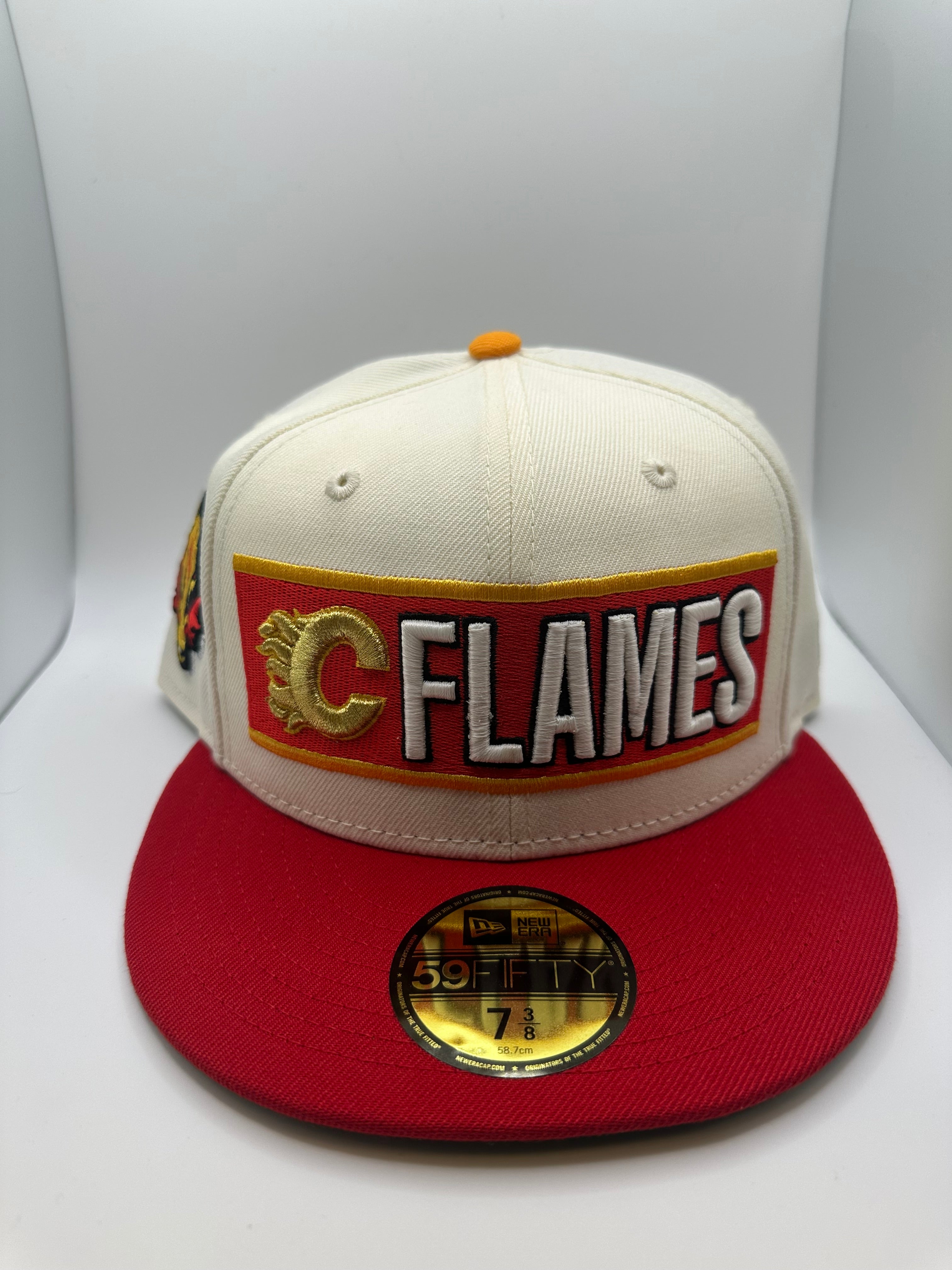 Calgary Flames New Era 59Fifty Fitted Hat - Size 7 3/8