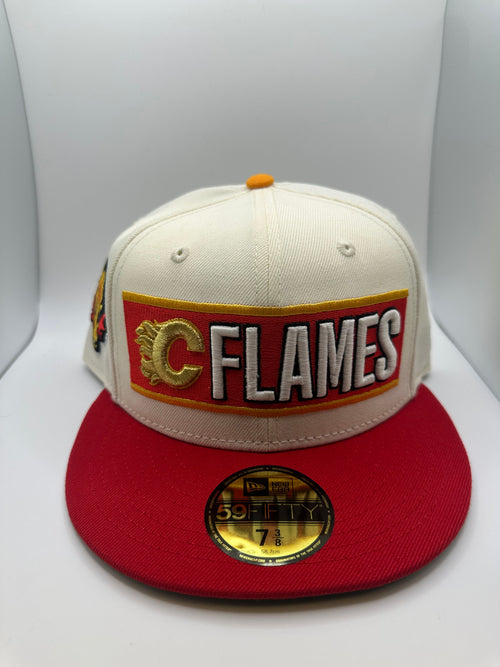 Calgary Flames New Era 59Fifty Fitted Hat - Size 7 3/8