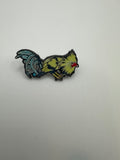 Fighting Rooster Hat Pin
