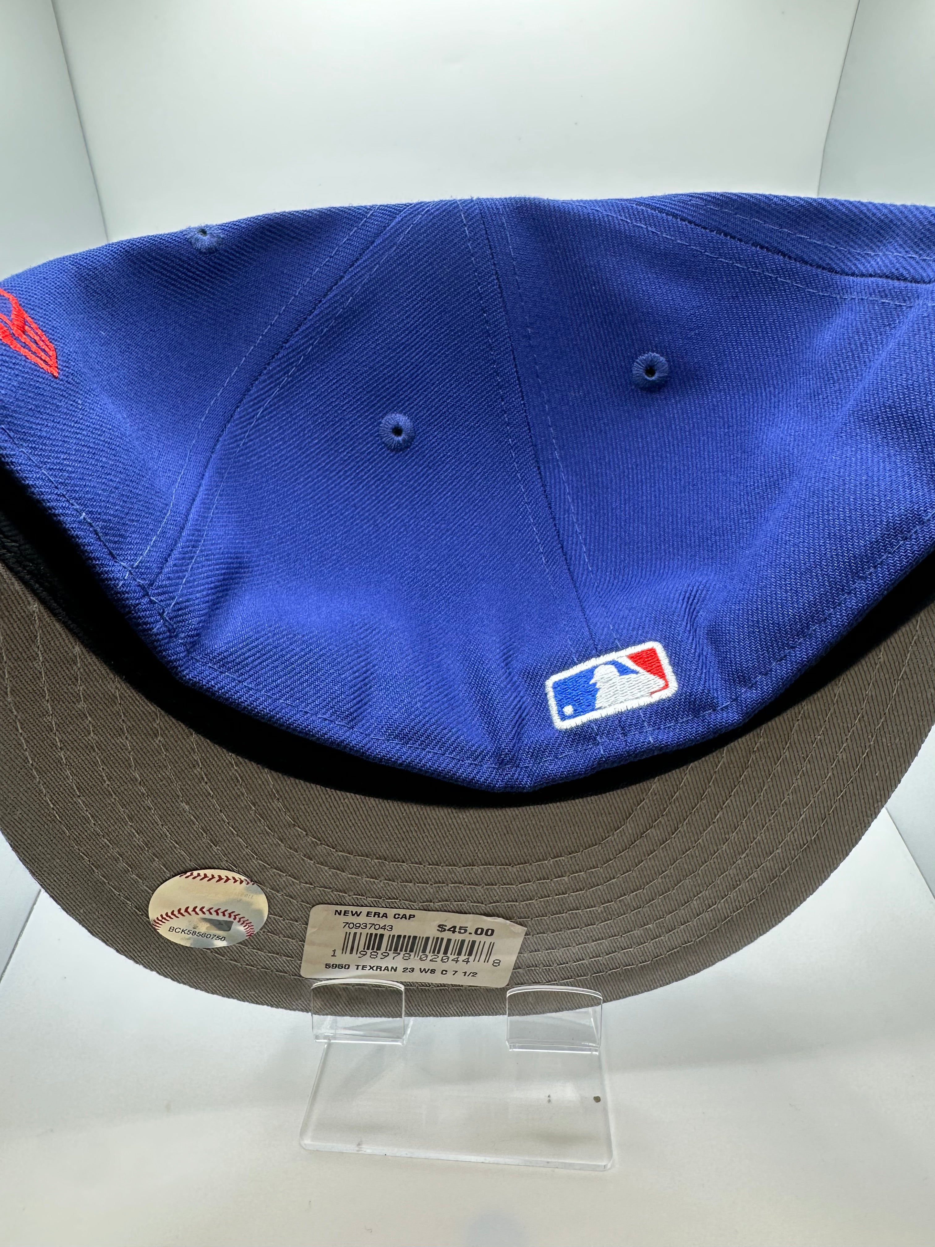 Texas Rangers New Era 59Fifty Fitted Hat - Size 7 1/2