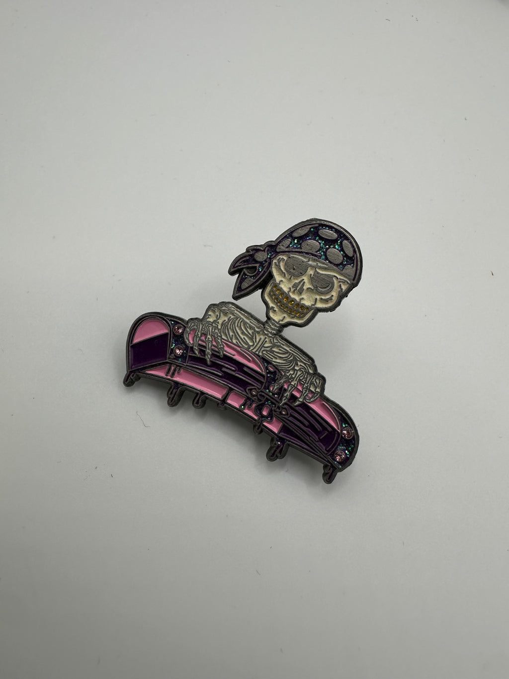 @724heatcheck "Pirate Chest" Pink/Purple/White Hat Pin