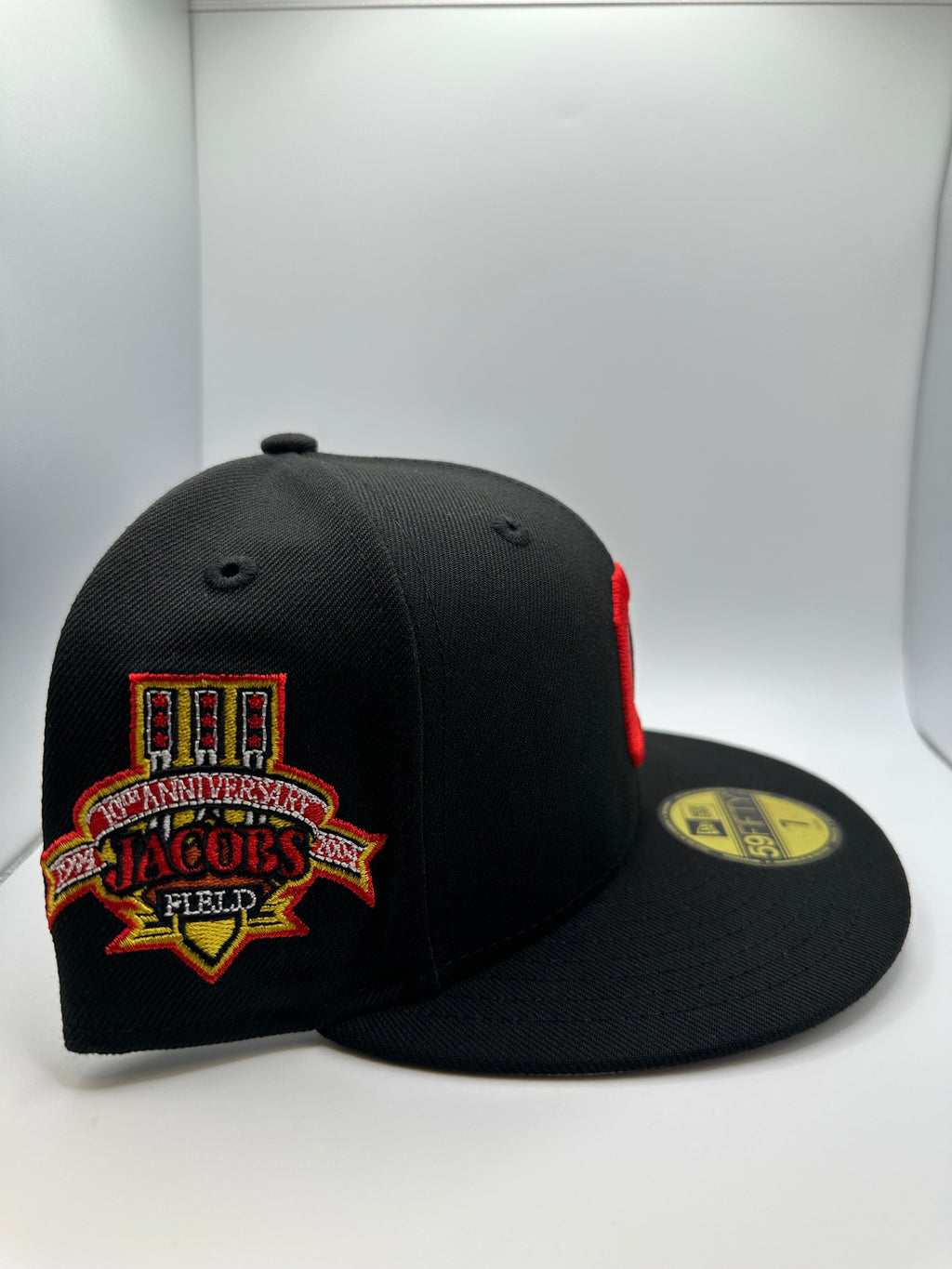 Cleveland Indians New Era 59Fifty Fitted Hat - Size 7