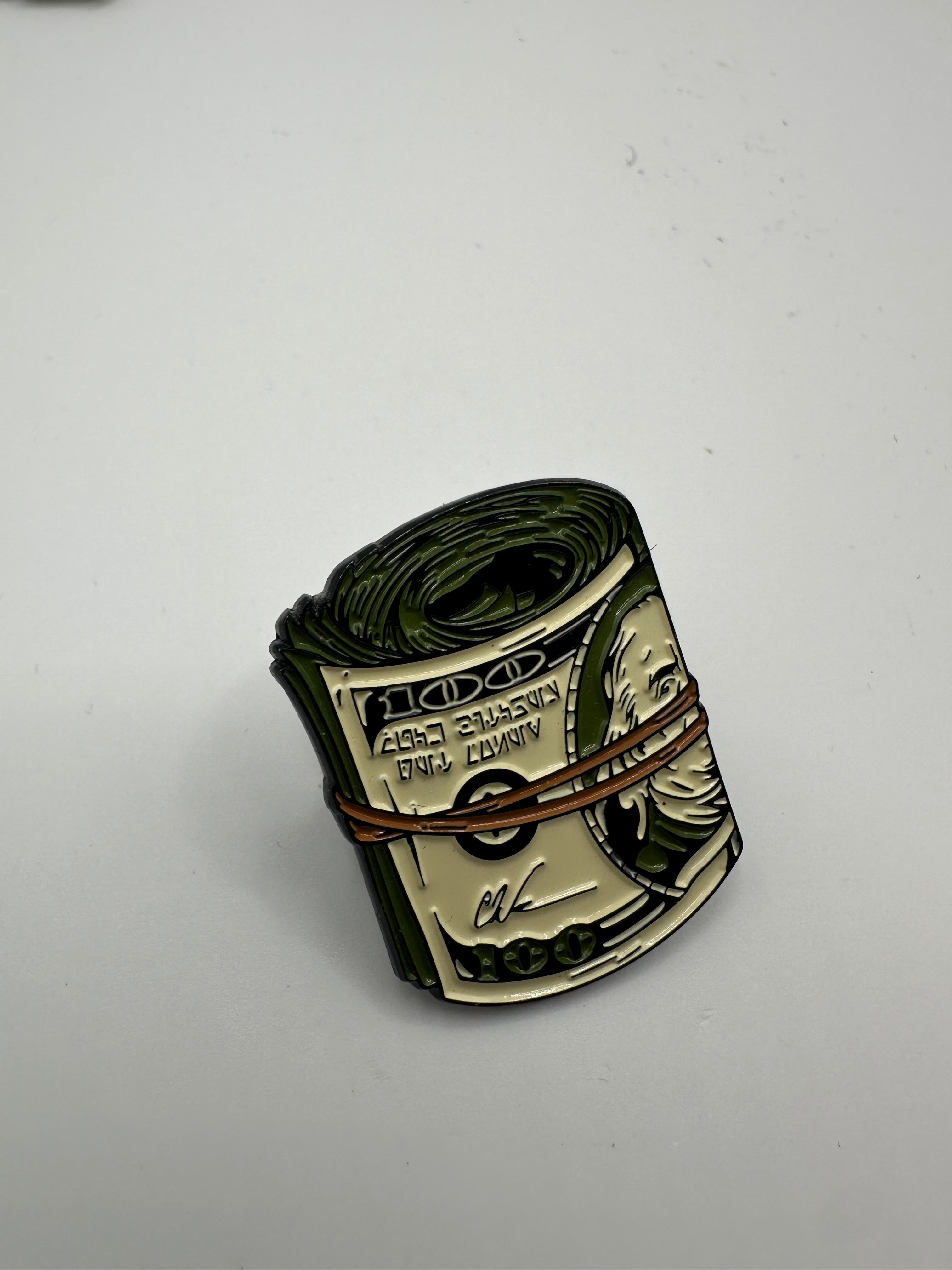 Roll of Cash Hat Pin